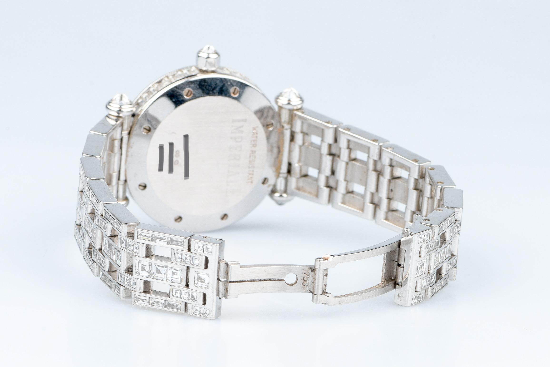 Chopard Imperiale Ladies Wrist Watch 18 Carat White Gold Full Diamonds 13