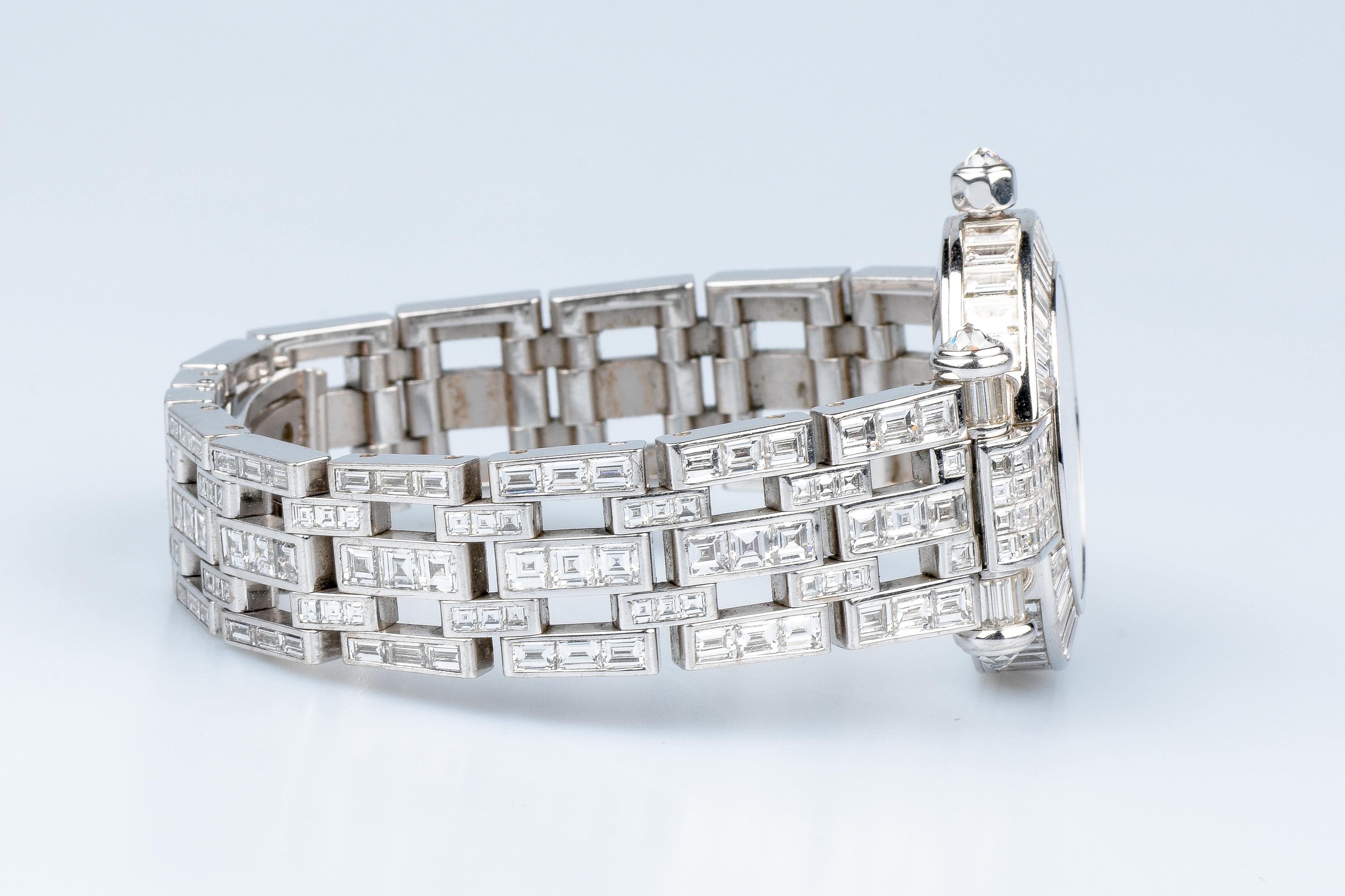 Women's Chopard Imperiale Ladies Wrist Watch 18 Carat White Gold Full Diamonds