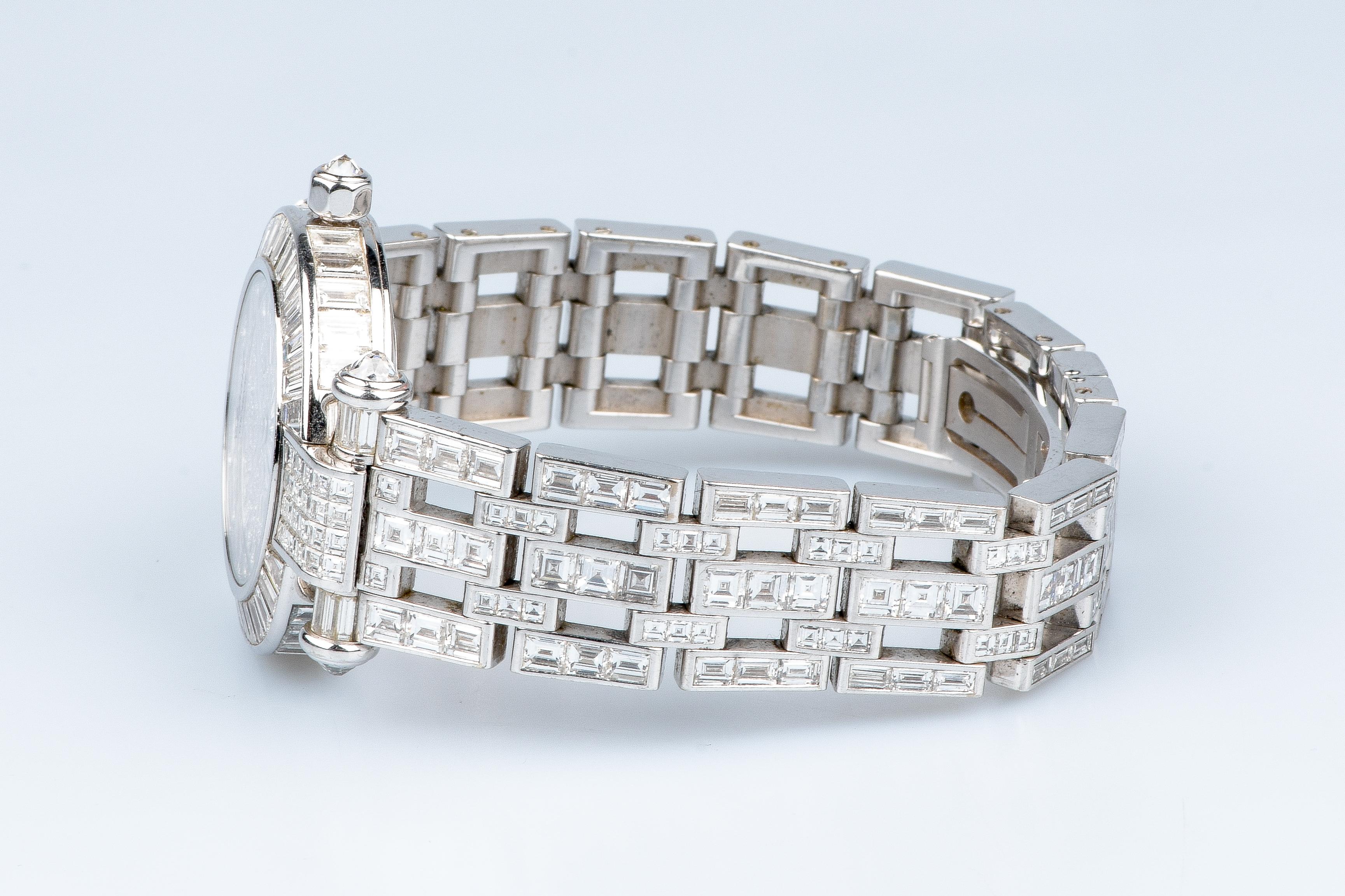 Chopard Imperiale Ladies Wrist Watch 18 Carat White Gold Full Diamonds 1