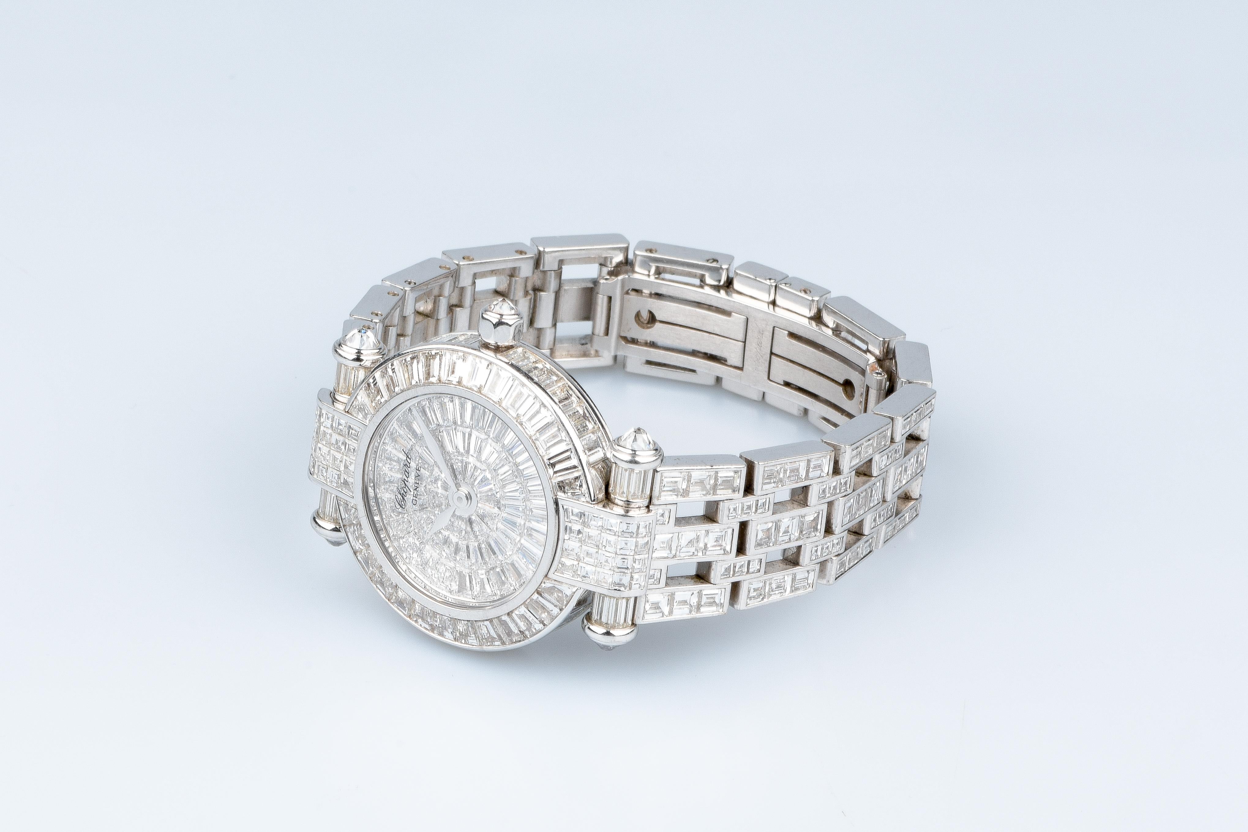 Chopard Imperiale Ladies Wrist Watch 18 Carat White Gold Full Diamonds 2
