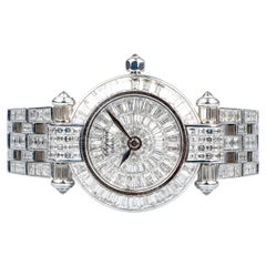 Chopard Imperial Chronograph watch 18 carat white gold full diamonds