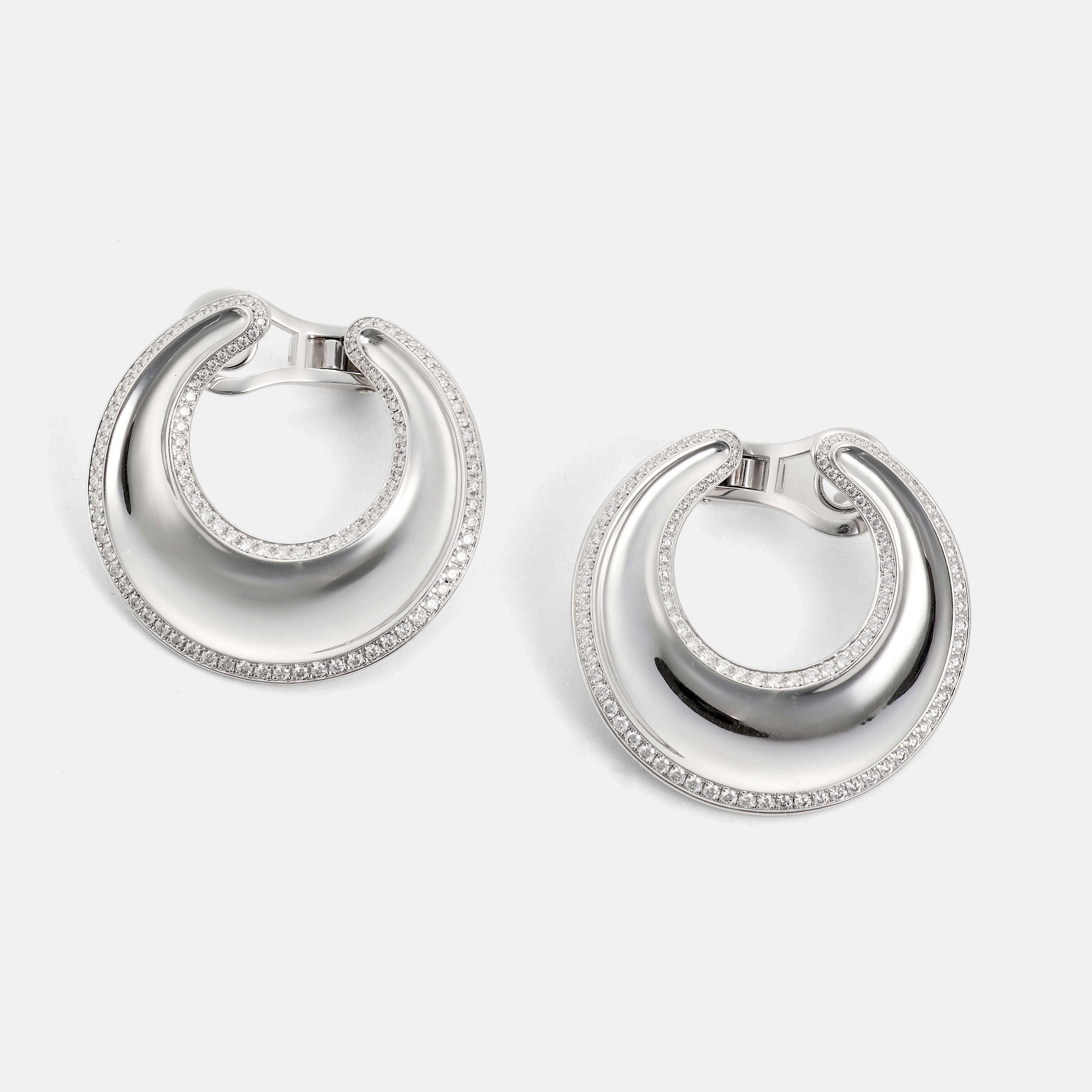 CHOPARD Imperial earrings in white gold and diamonds (Zeitgenössisch) im Angebot