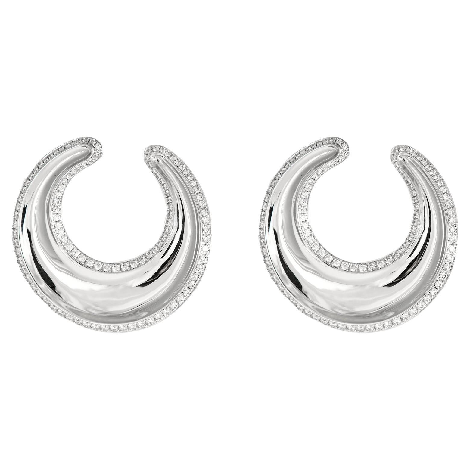 CHOPARD - Imperial earrings in white gold and diamonds
