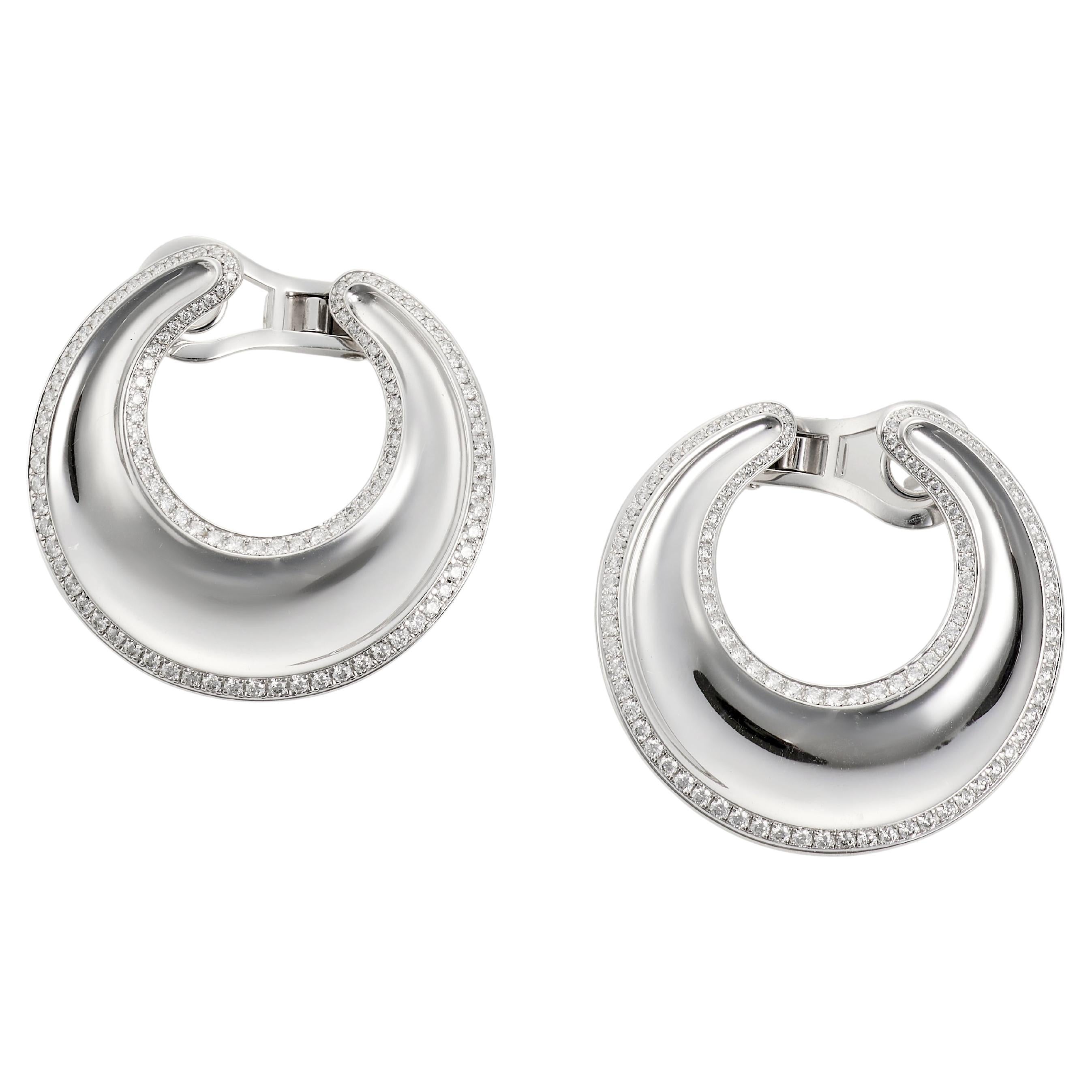 CHOPARD Imperial earrings in white gold and diamonds im Angebot