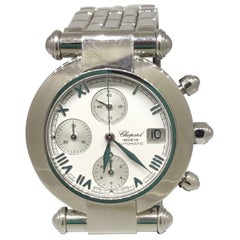 Chopard Imperial Stainless Steel White Dial Automatic Chronograph Bracelet Watch
