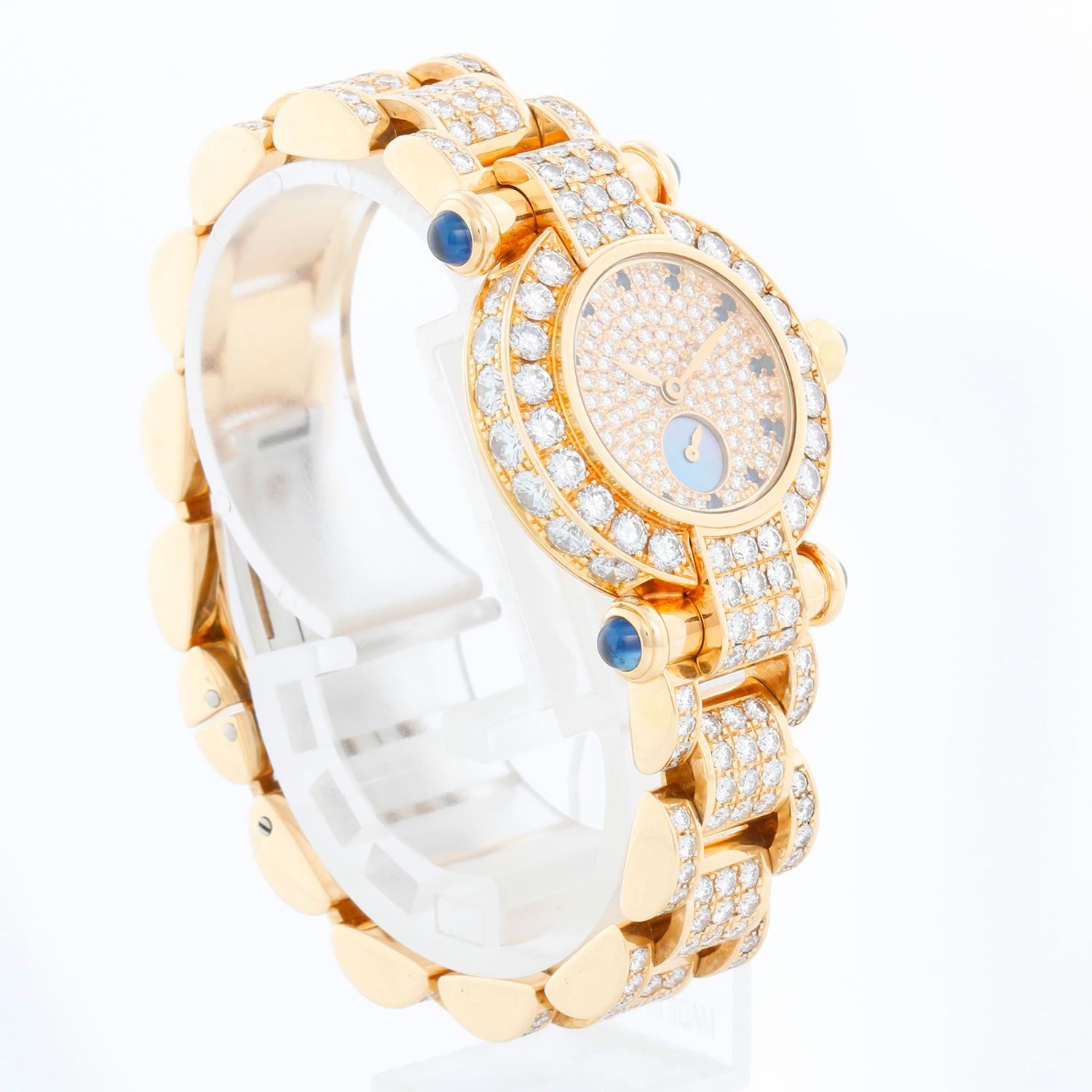 Chopard Imperiale 18k Yellow Gold Ladies Watch 39/3368-23 In Excellent Condition For Sale In Dallas, TX