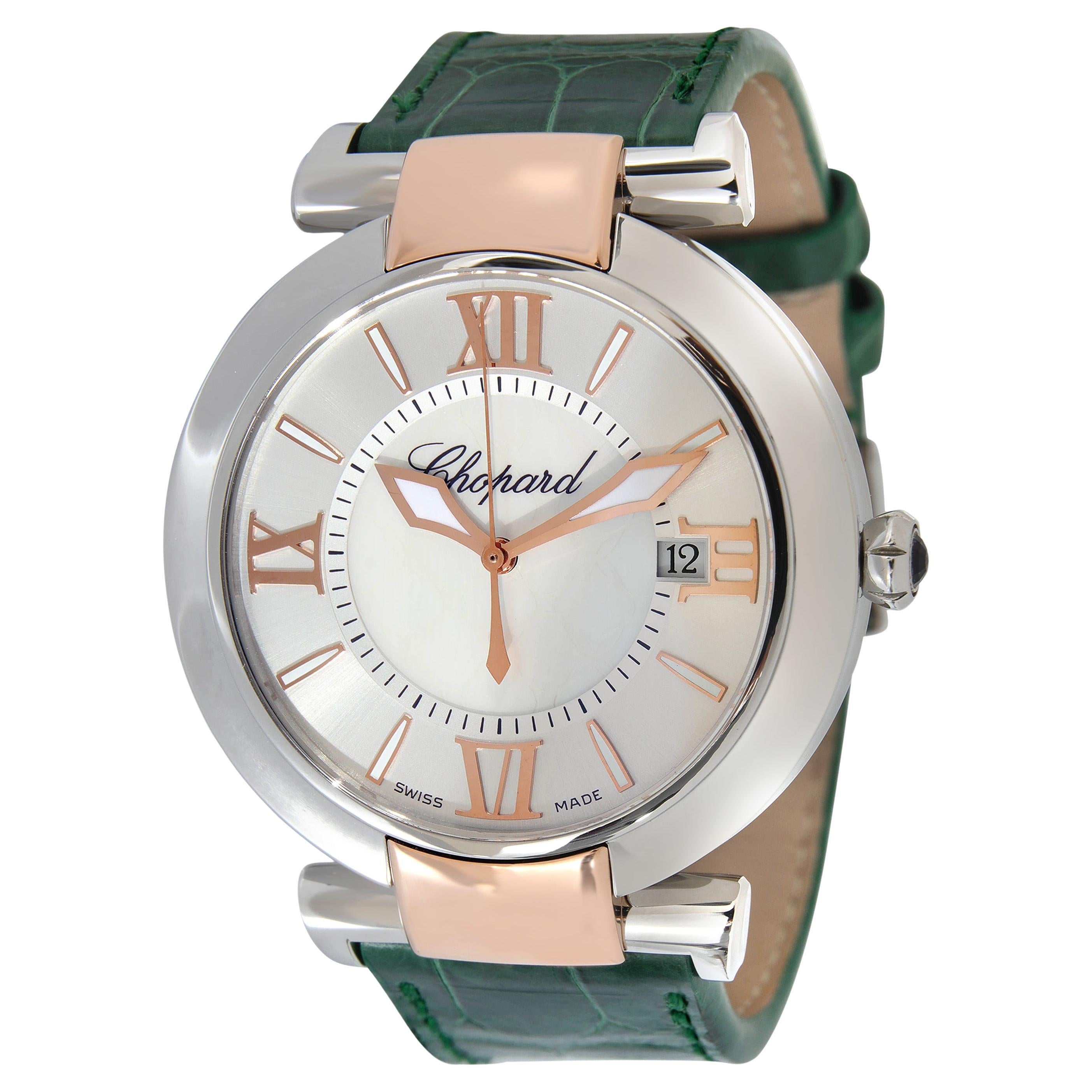 Montre homme Chopard Imperiale 388531-6001 en acier inoxydable 18kt/or rose en vente