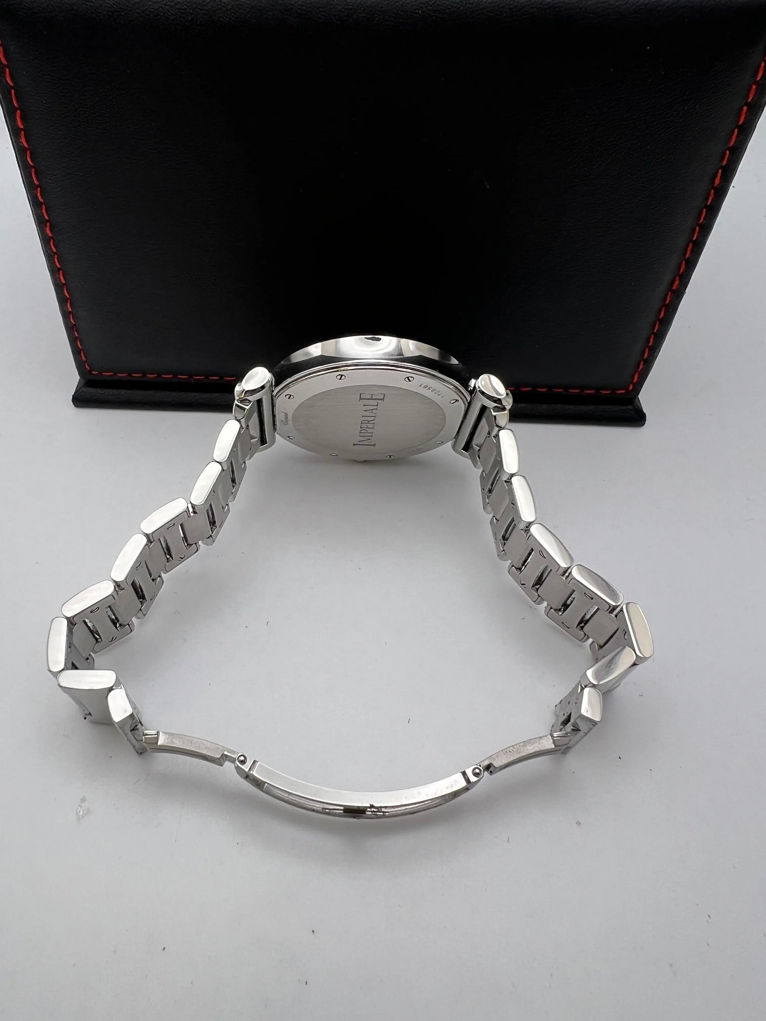 Chopard Imperiale 40mm Plata Madreperla Esfera Romana 388531-3011 Estuche en venta 7