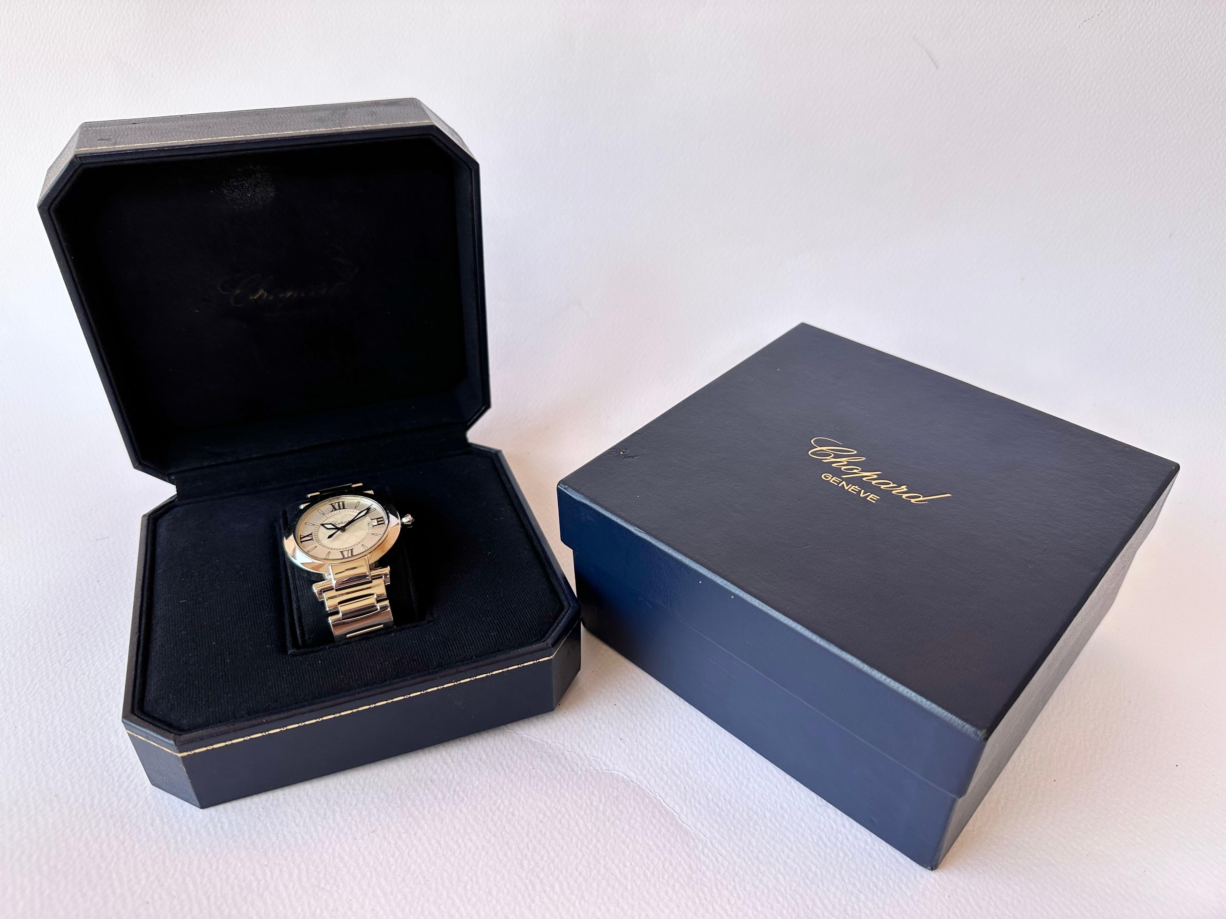 Chopard Imperiale 8532 36mm 2011 with original Box Watch In Good Condition For Sale In Toronto, CA