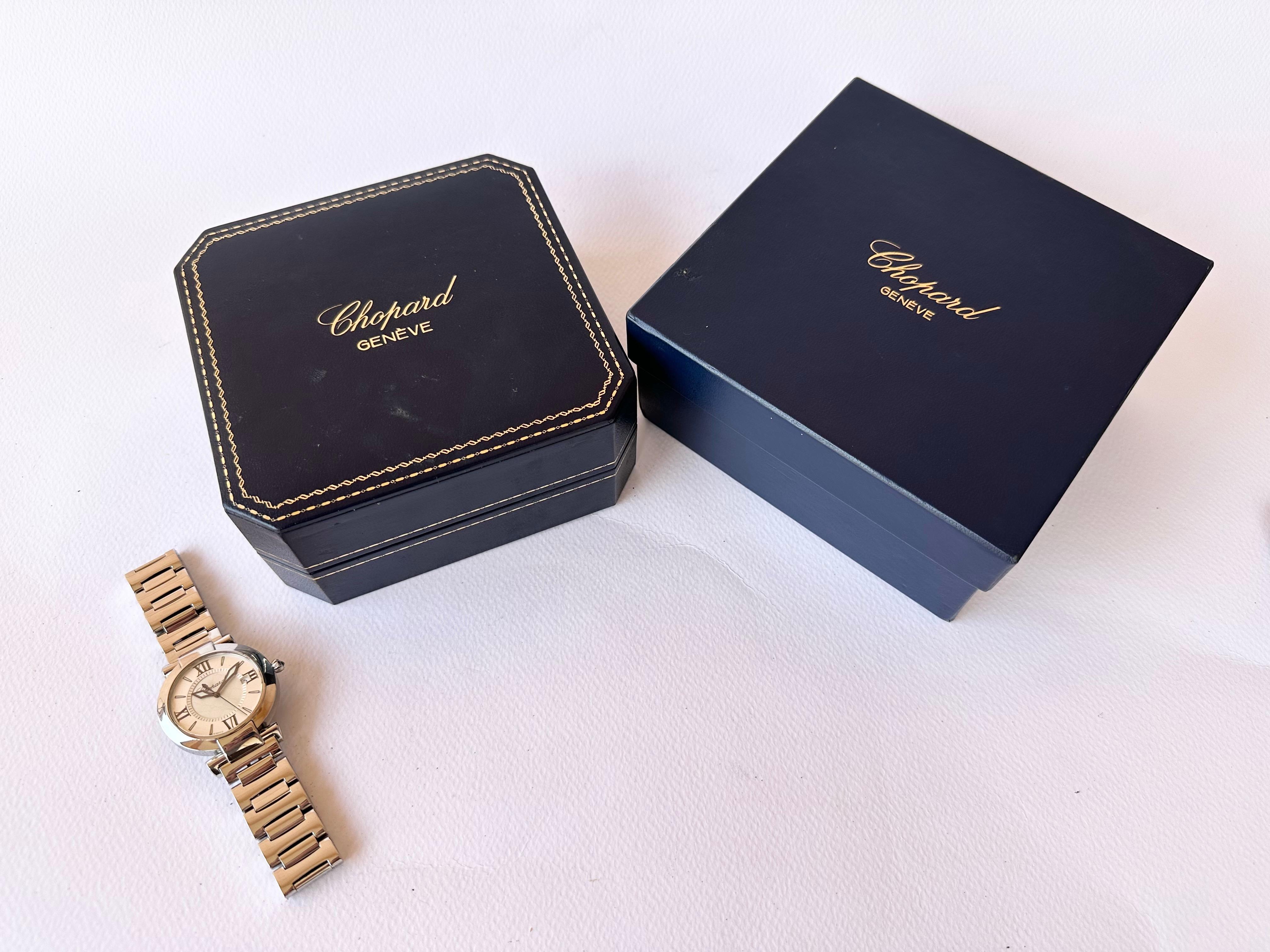 Women's or Men's Chopard Imperiale 8532 36mm 2011 with original Box Watch For Sale
