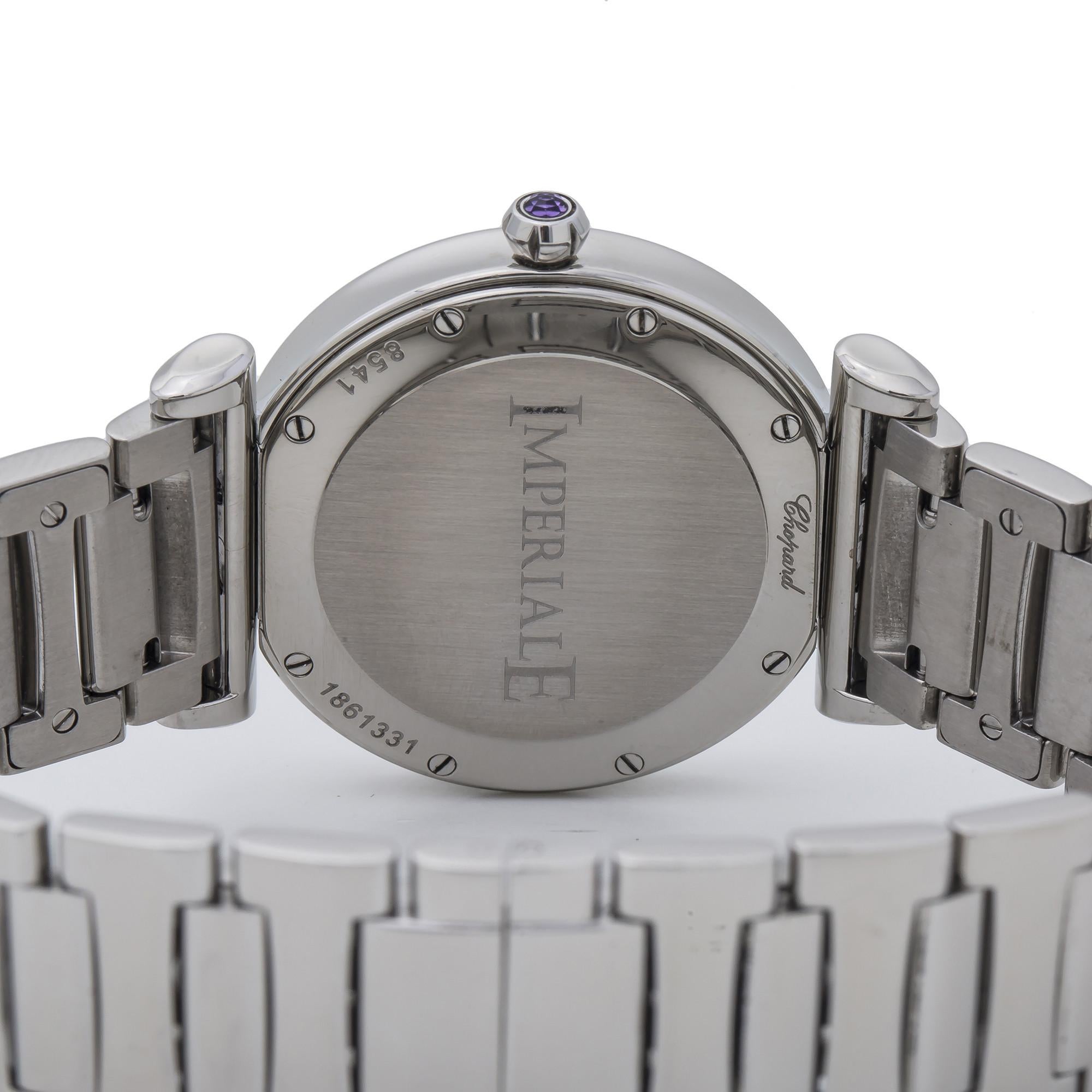 Chopard Imperiale 8541, Silver Dial, Certified and Warranty In Excellent Condition In Miami, FL
