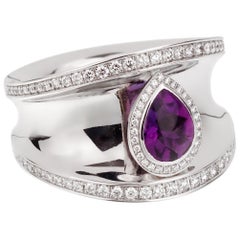 Chopard Imperiale Amethyst Diamond White Gold Ring
