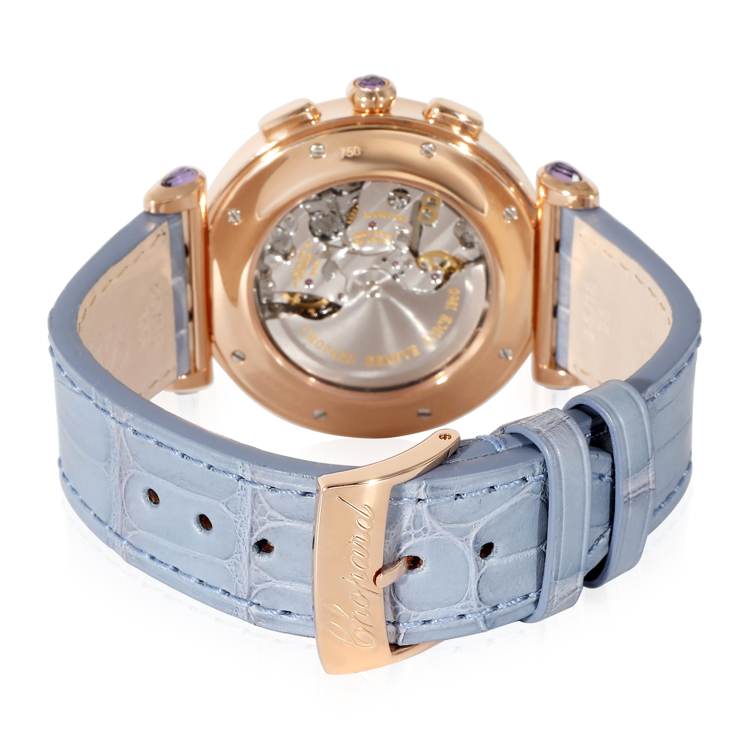 DÉTAILS PRIMAIRES
Marque : Chopard
Modèle : Chronographe Imperiale
Pays d'origine : Suisse
Type de mouvement : Mécanique : Automatique/Kinétique
Année de fabrication : 2010-2019
Condit : Livré avec la boîte d'origine, les instructions et les