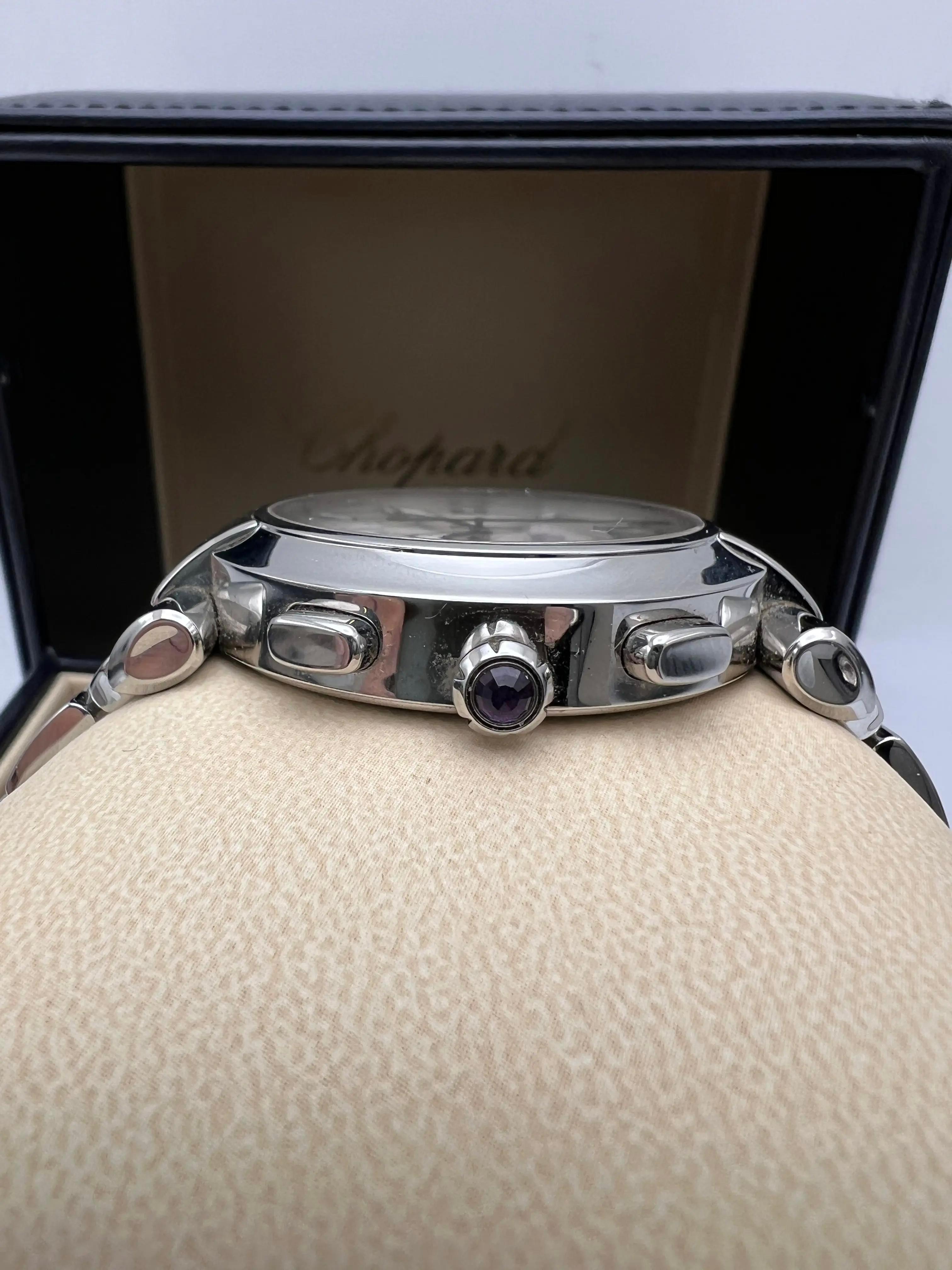 Chopard Imperiale Cronografo 40mm MOP Quadrante Argento 388549-3002 Scatola Documenti in vendita 6