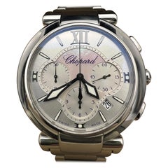 Chopard Imperiale Chronograph 40mm MOP Silver Dial 388549-3002 Box Papers