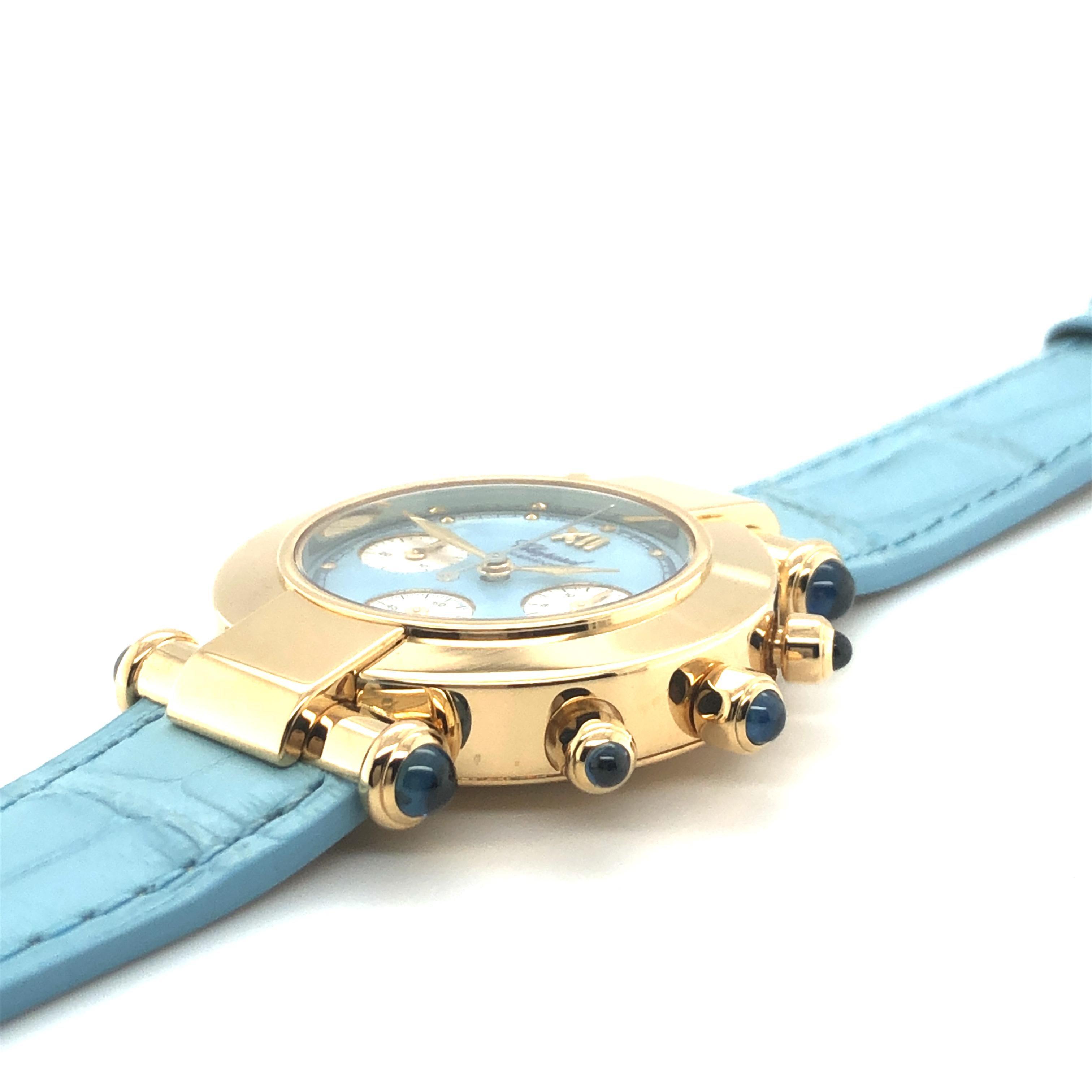 Cabochon Chopard Imperiale Ladies Watch Chronograph in 18K Yellow Gold