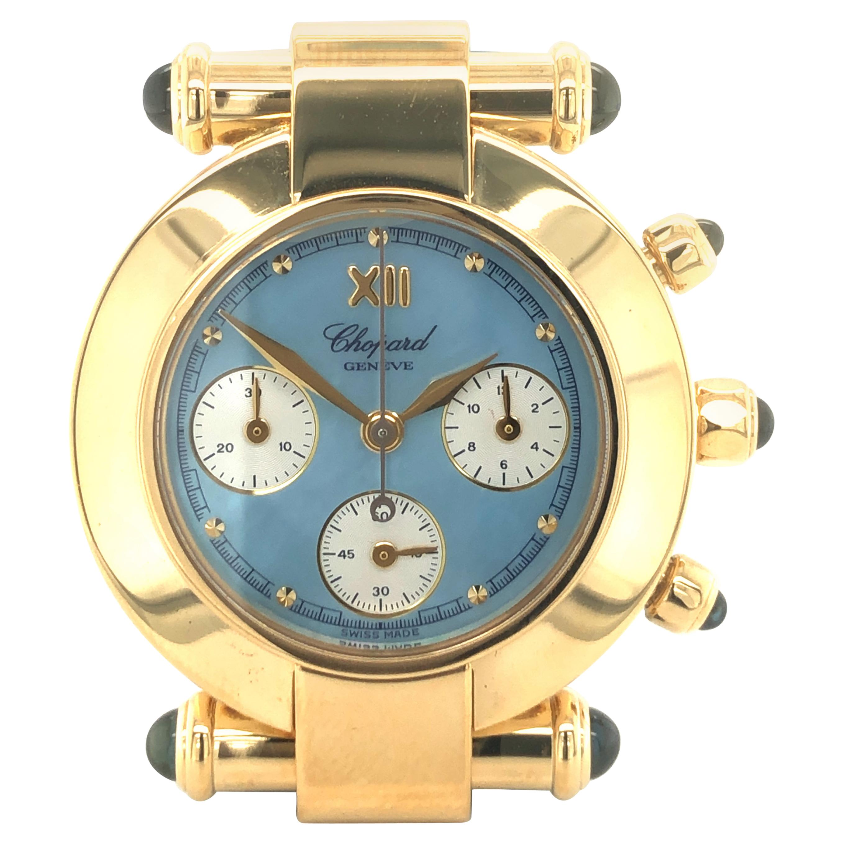 Chopard Imperiale Ladies Watch Chronograph in 18K Yellow Gold