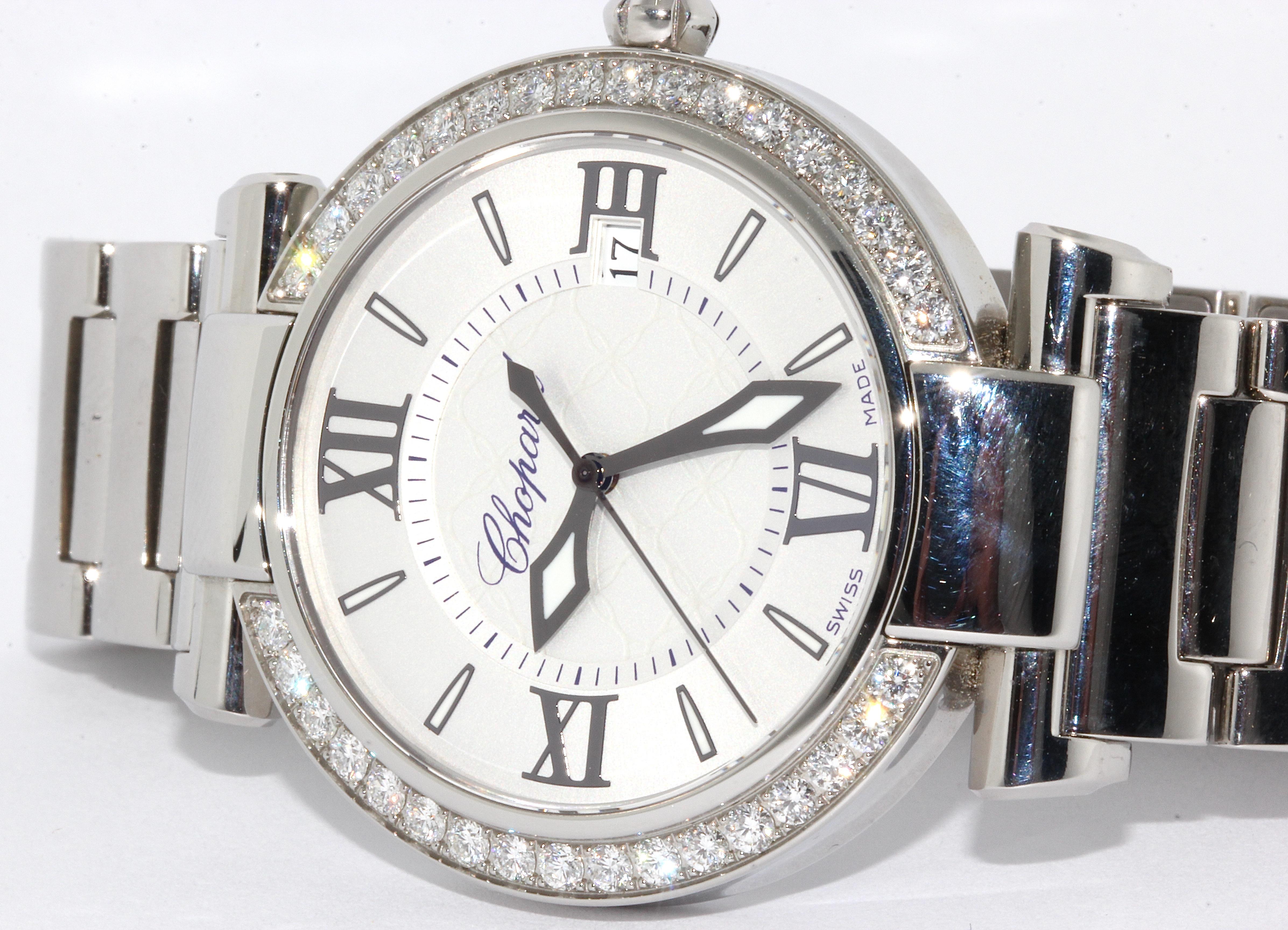 Round Cut Chopard Imperiale Ladies Wristwatch with Diamonds