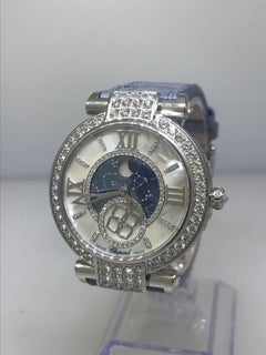 Chopard Imperiale Moonphase Automatic White Gold & Diamond Ladies Watch 38/4246