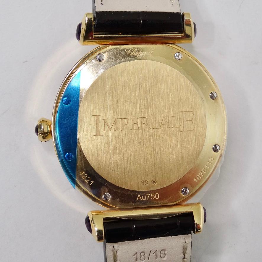 Chopard Imperiale Quartz 36mm Yellow Gold Diamond Watch 4