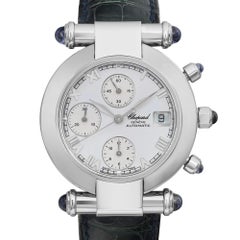 Chopard Montre Imperiale automatique à cadran blanc en acier inoxydable pour hommes 37/8209-33