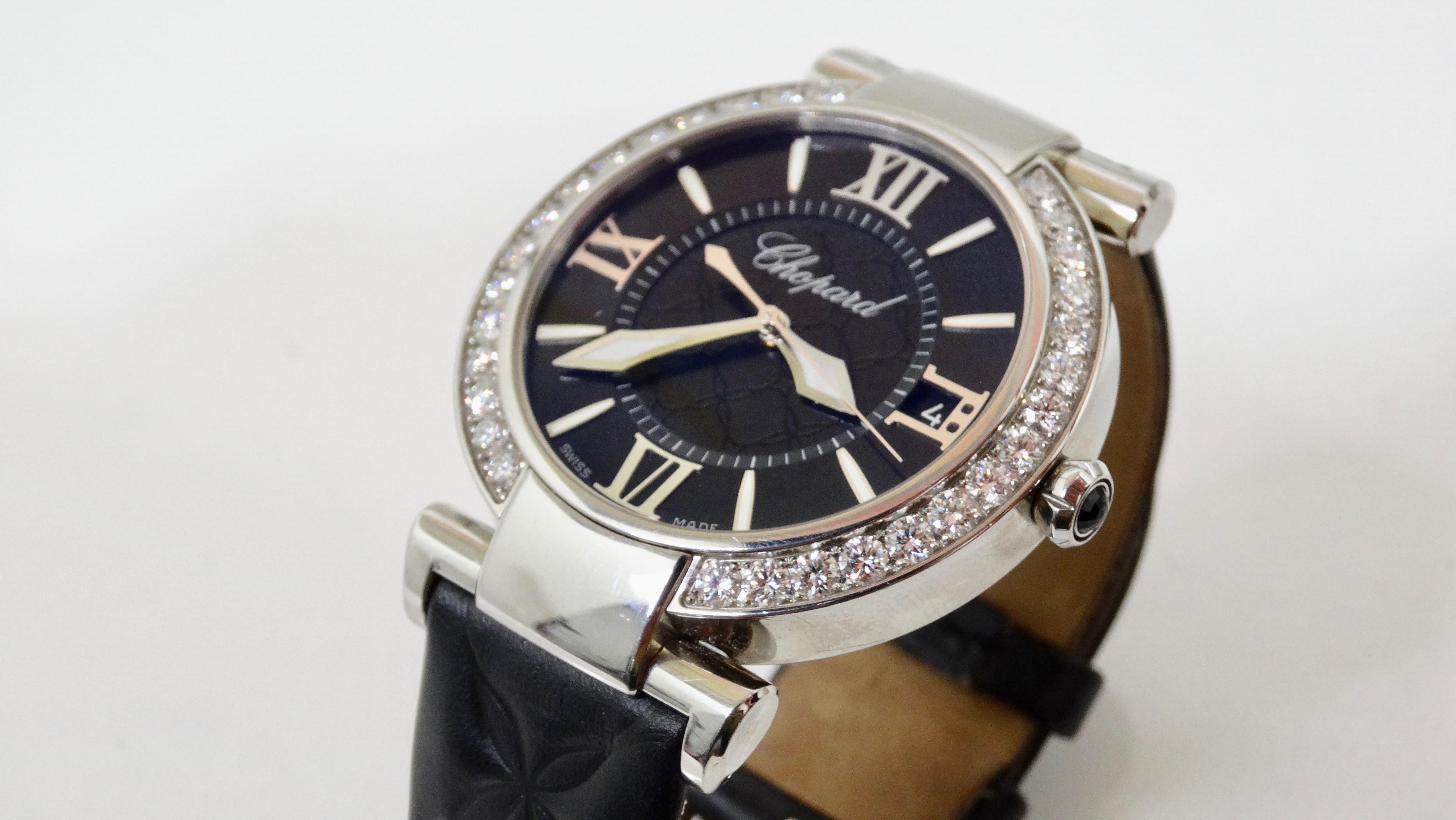 Chopard Imperiale Steel Diamond Bezel Watch  6