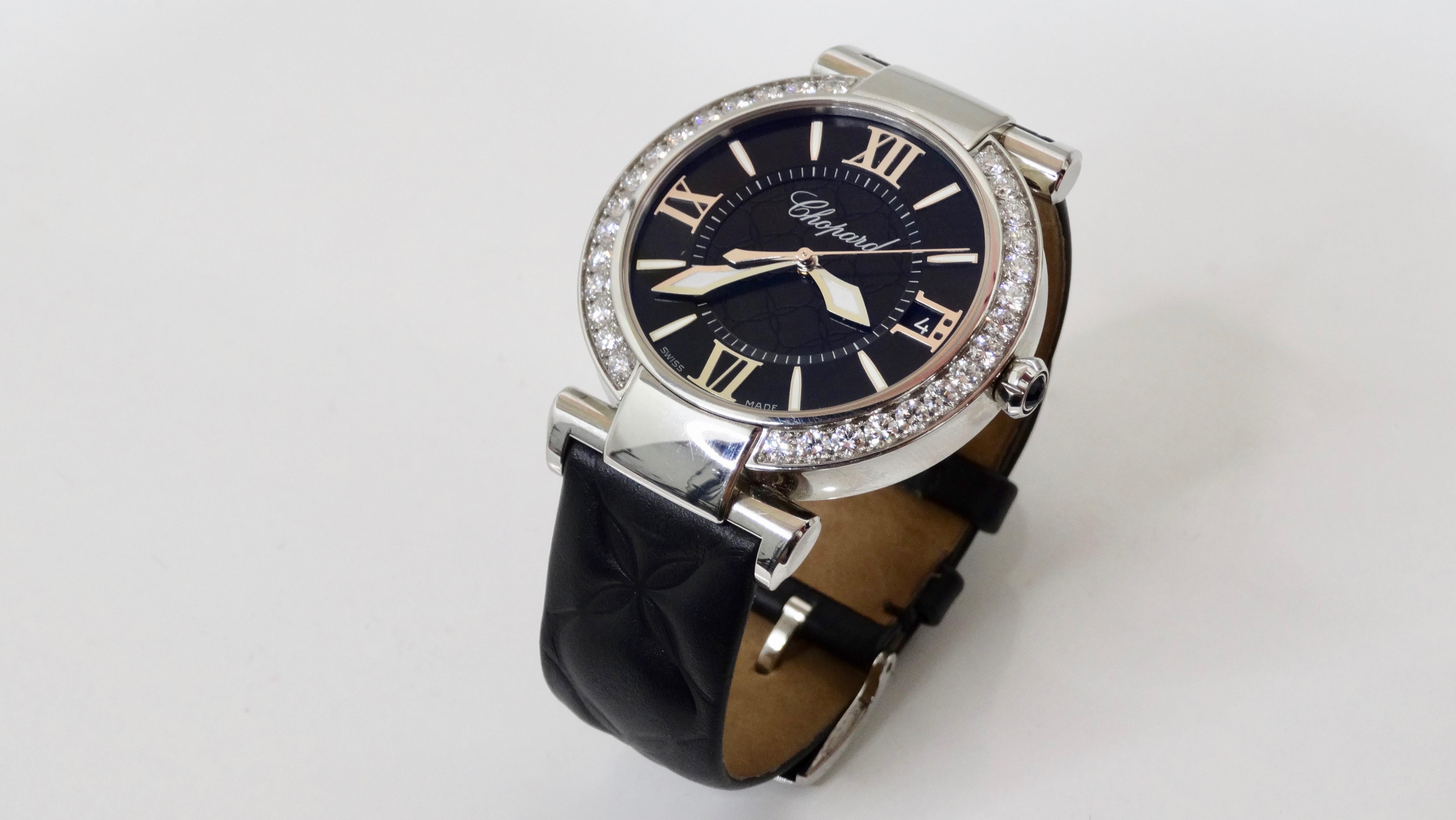 Chopard Imperiale Steel Diamond Bezel Watch  9