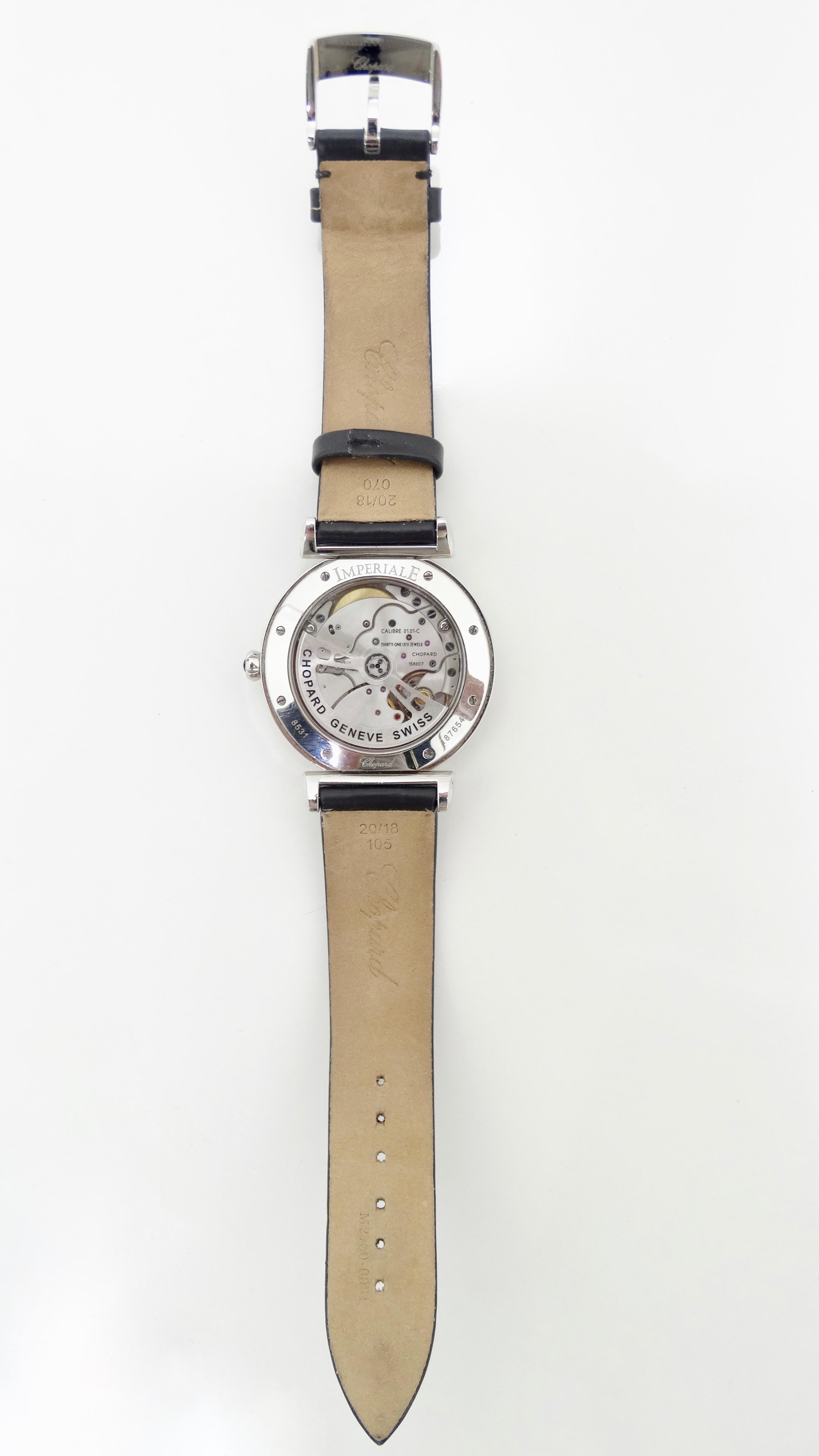 Chopard Imperiale Steel Diamond Bezel Watch  10