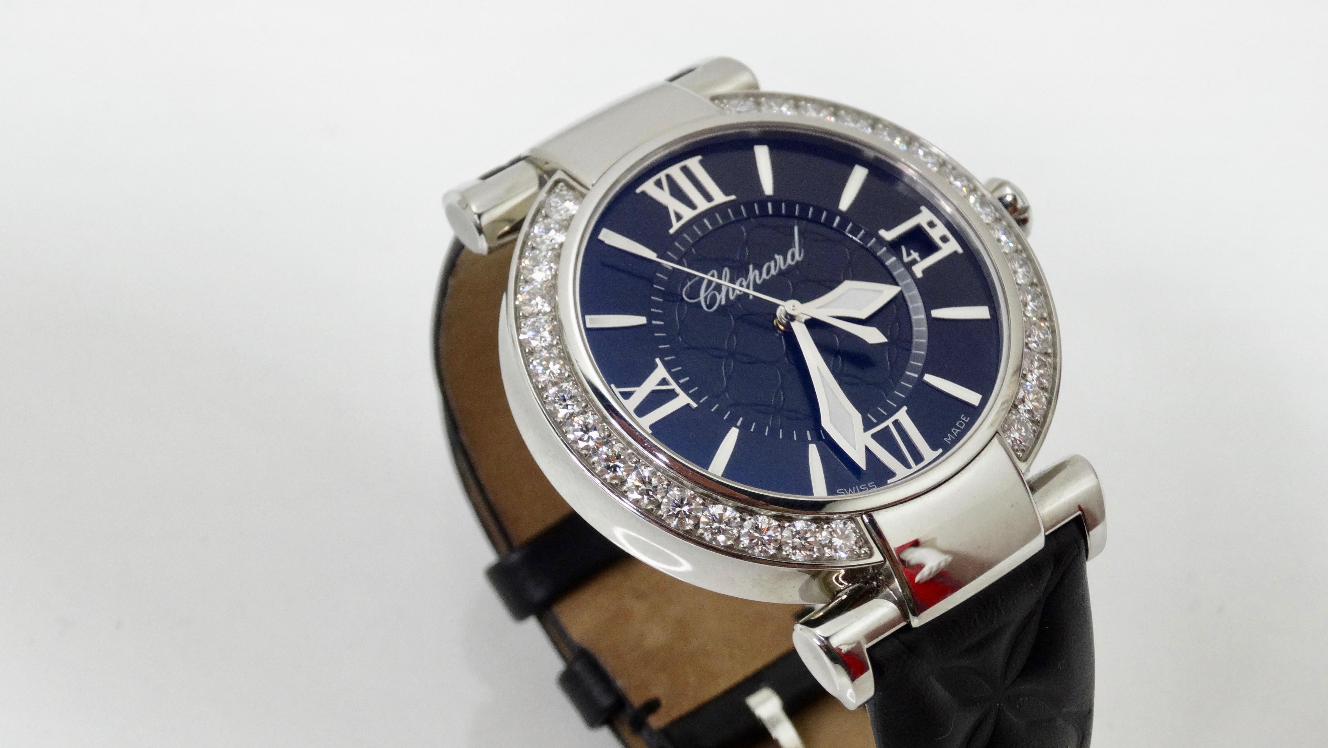 Chopard Imperiale Steel Diamond Bezel Watch  In Good Condition In Scottsdale, AZ