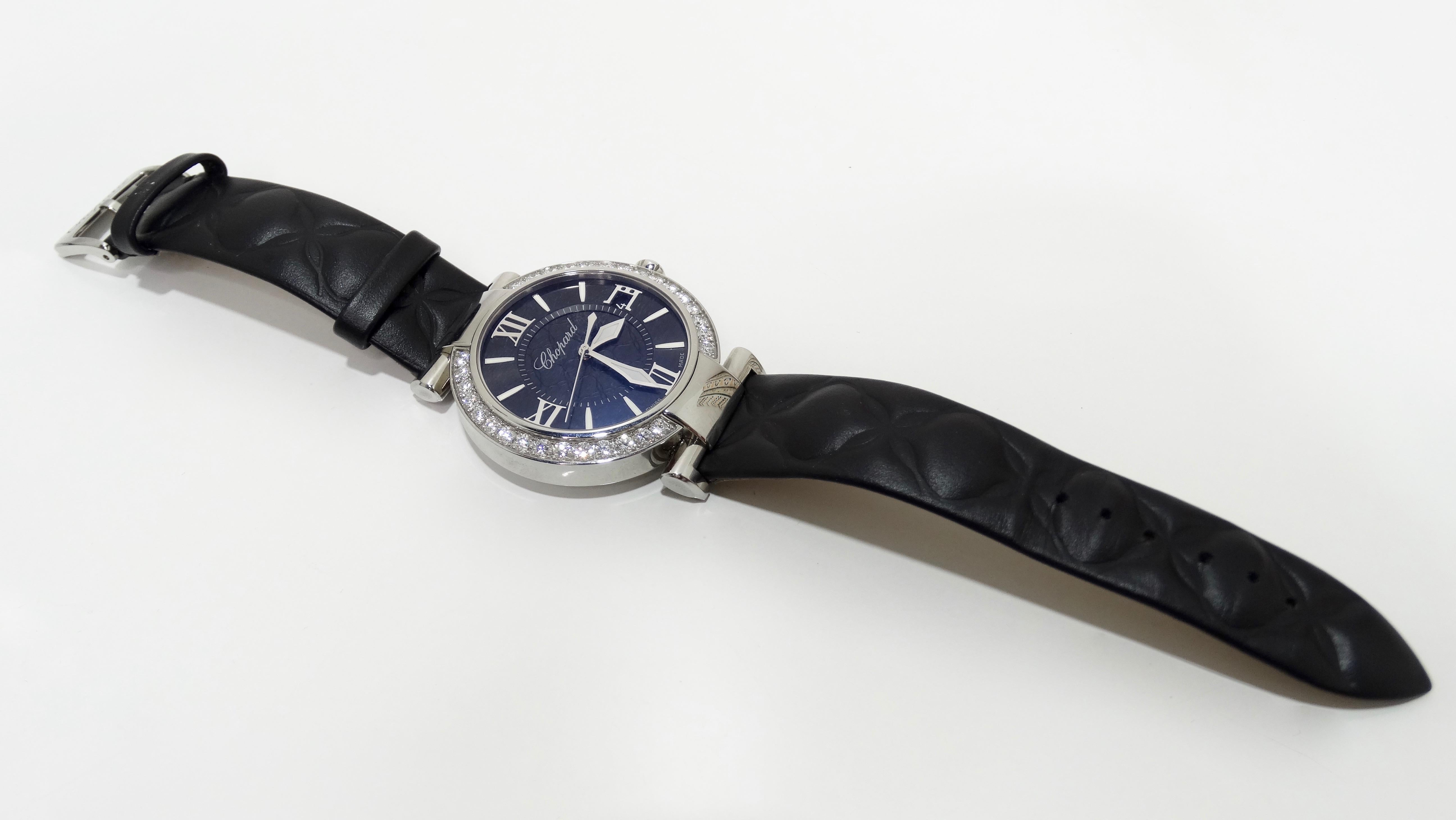 Chopard Imperiale Steel Diamond Bezel Watch  1