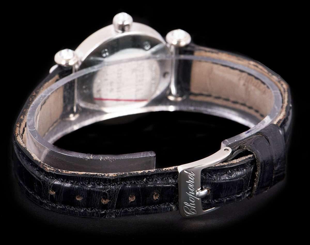 Chopard Imperiale White Gold Pave Diamond Dial Diamond Set 39/3168-50 In Excellent Condition In Mayfair, London, London