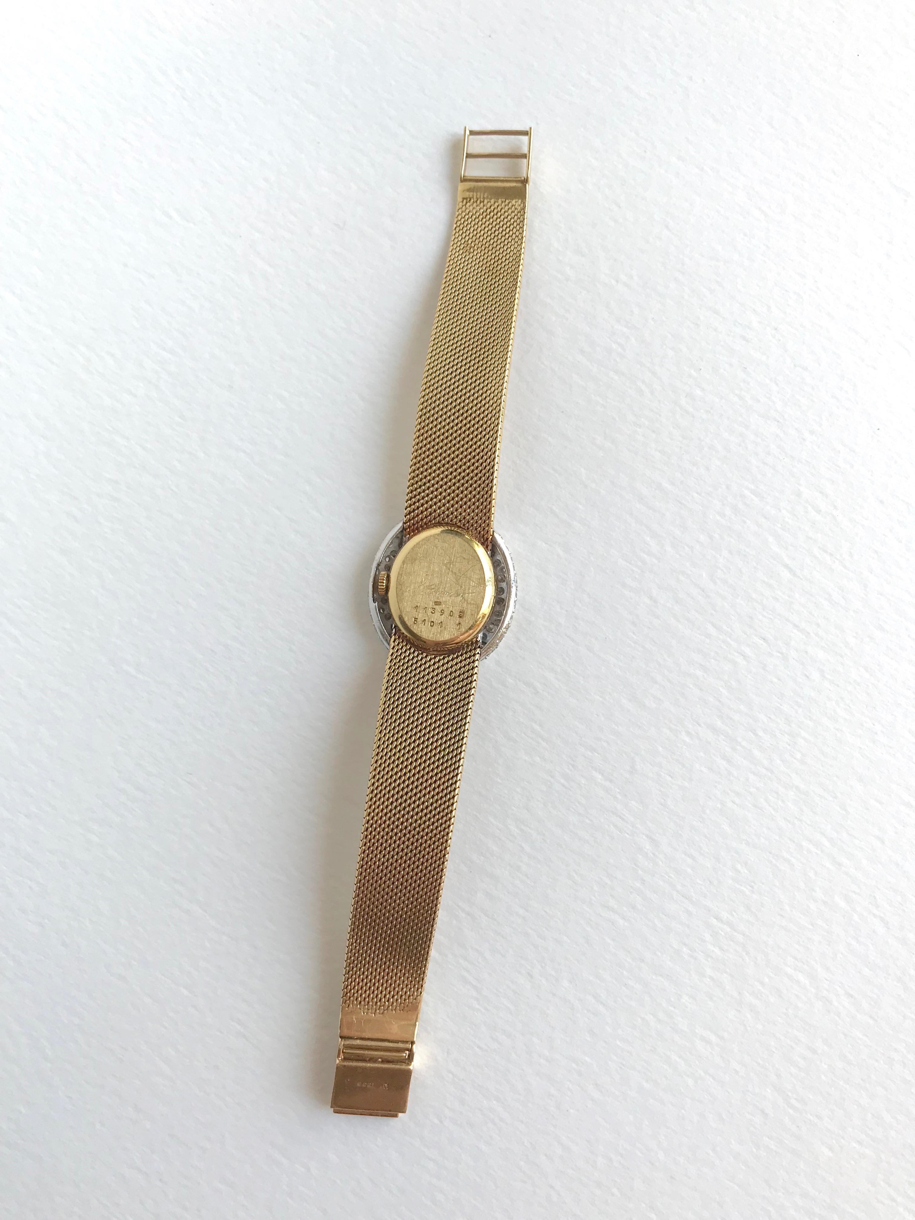 chopard 18k gold watch