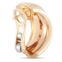 La Strada Ohrringe aus 18 Karat Gelbgold mit 1,39 Karat Diamanten