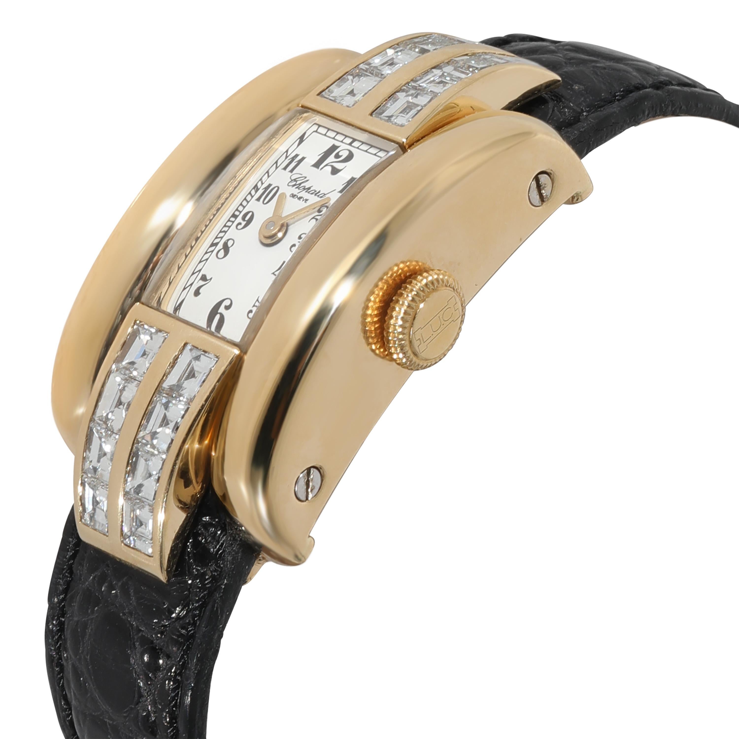 Chopard La Strada 41/6614-20/8 Women's Watch in 18kt Yellow Gold In Excellent Condition For Sale In New York, NY