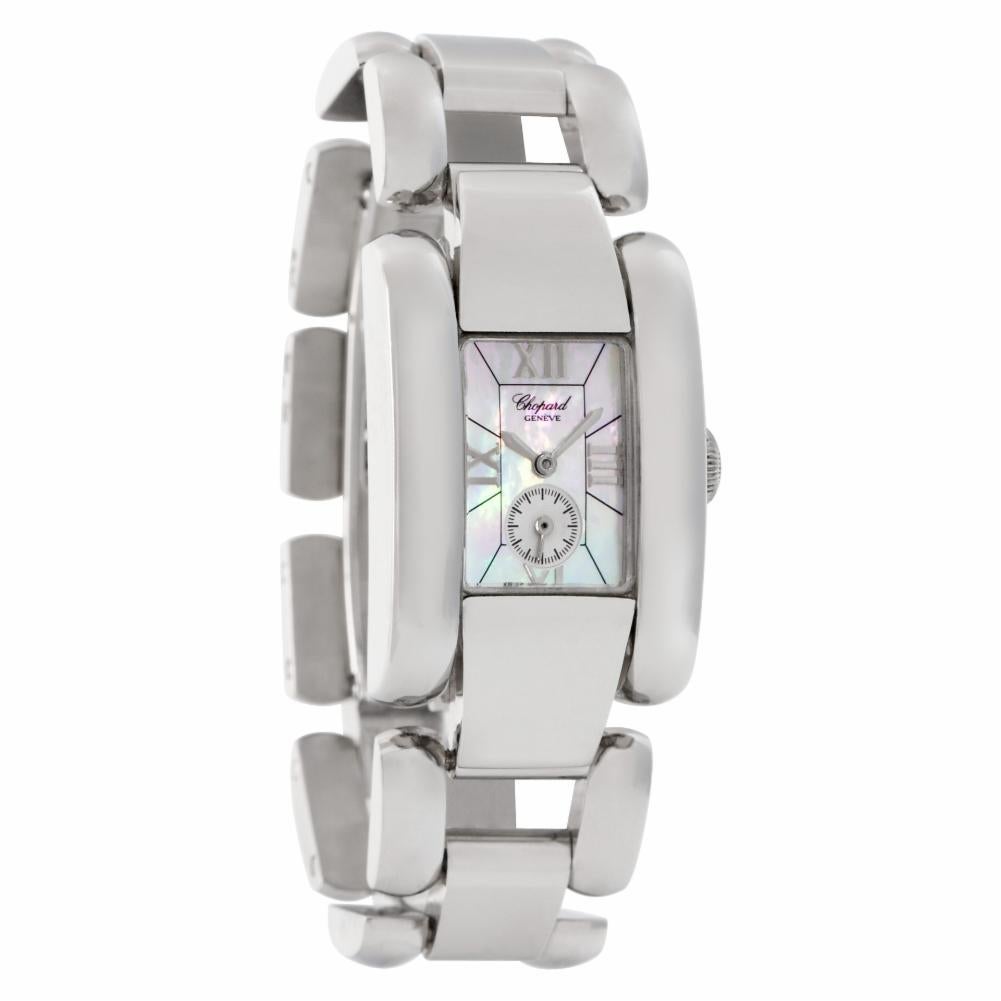 Chopard La Strada 41/8357 Stainless Steel Mother of Pearl Dial Quartz In Excellent Condition For Sale In Miami, FL