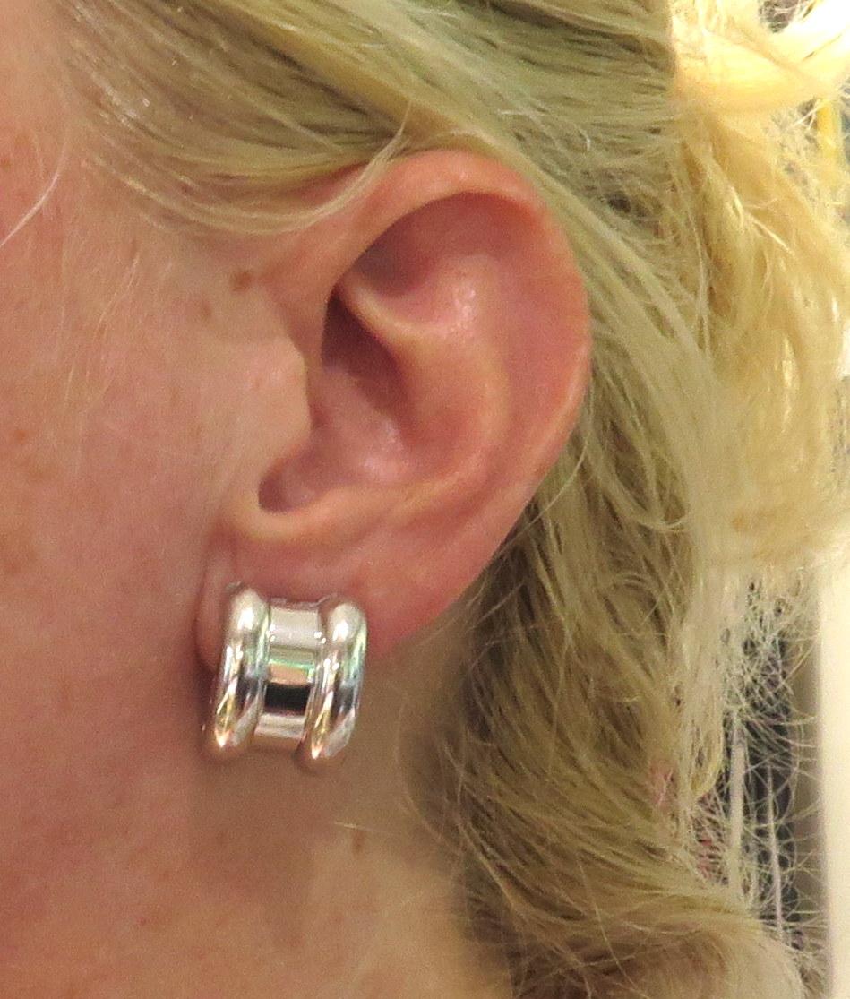 Chopard La Strada Collection 18 Karat White Gold Earrings 6
