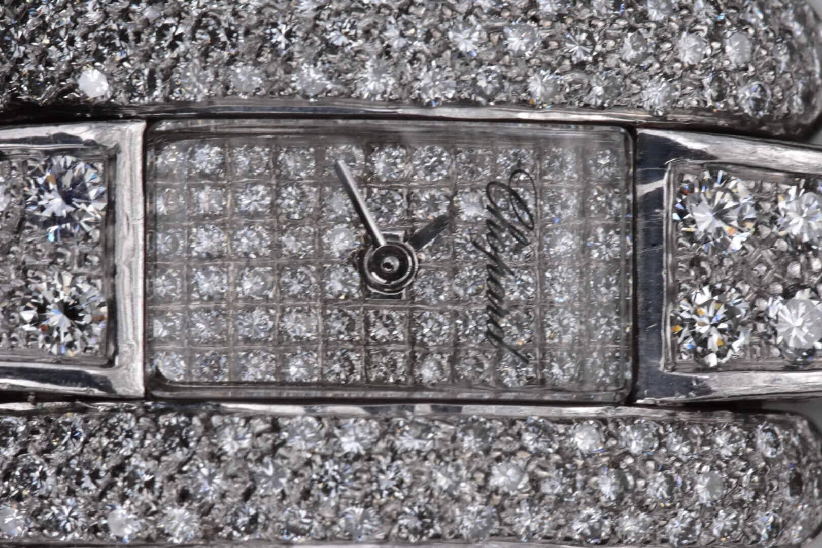 Women's Chopard White Gold Diamond La Strada Quartz Wristwatch For Sale