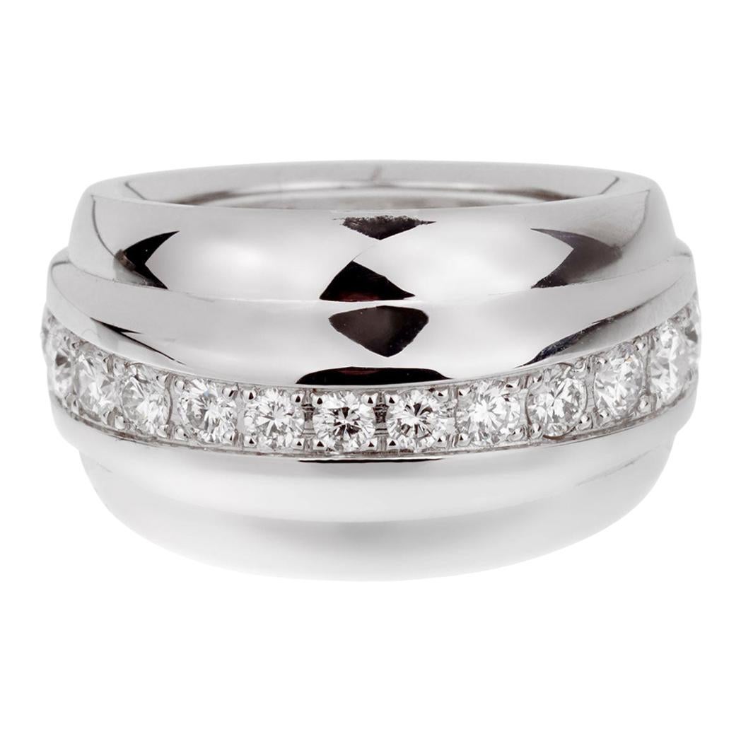 Chopard La Strada Diamond White Gold Ring For Sale
