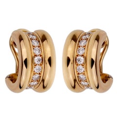 Chopard La Strada Diamant-Ohrringe aus Gelbgold