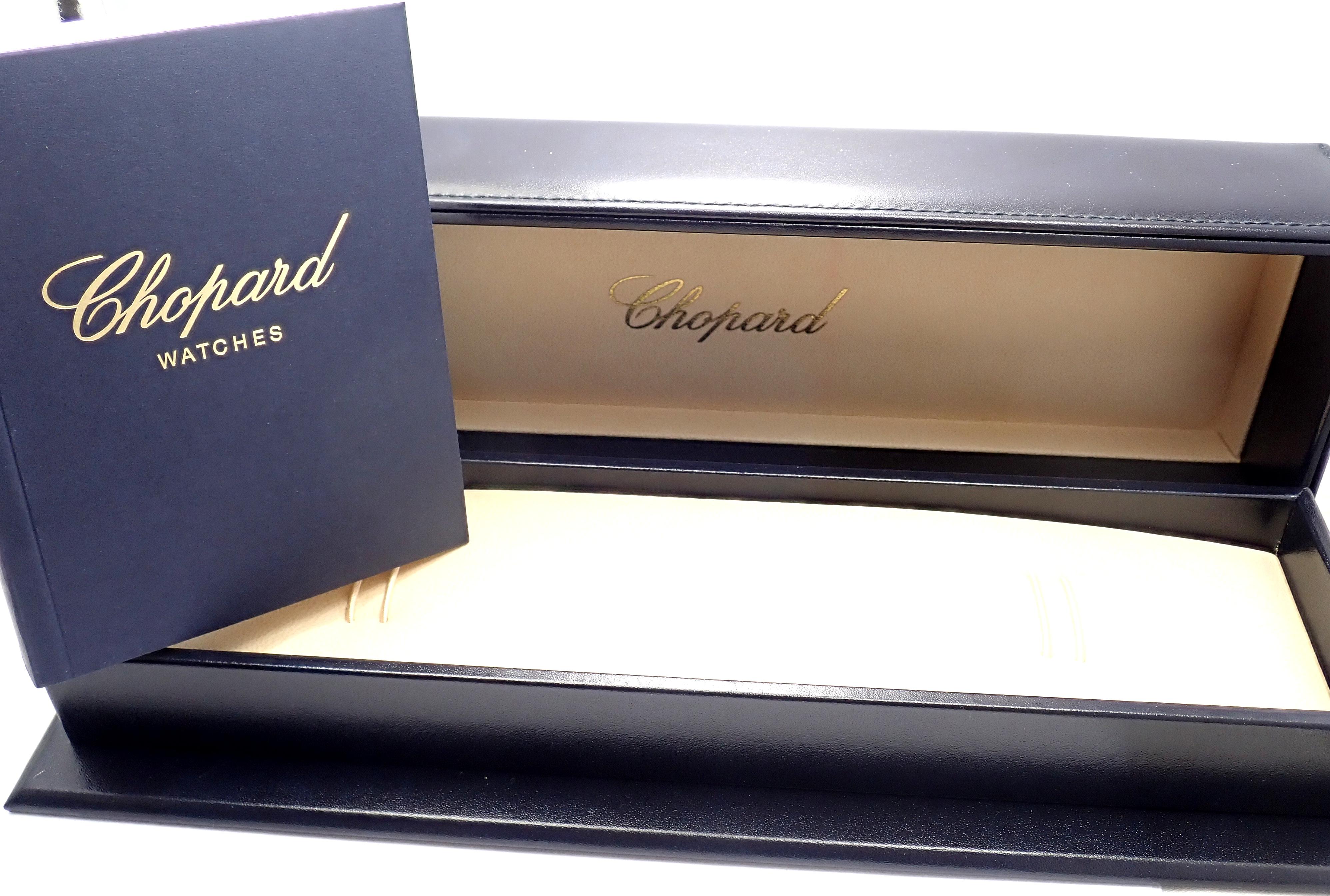 Chopard La Strada Diamond Yellow Gold Watch In New Condition In Holland, PA