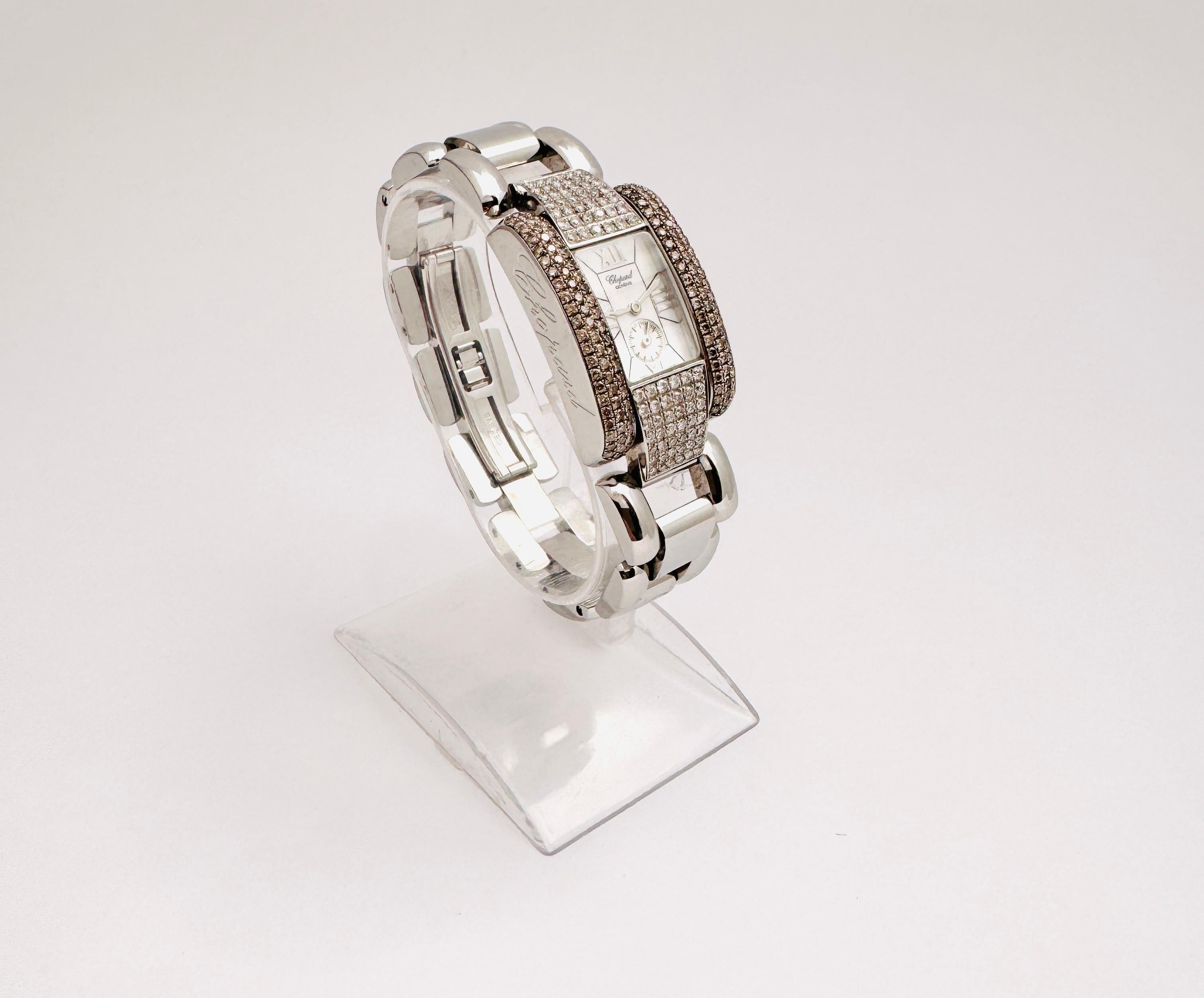 Chopard La Strada ref. 8357 Diamonds Mother Of Pearl Dial In Original Box For Sale 3