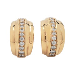 Chopard 'La Strada' Rose Gold and Diamond Earrings