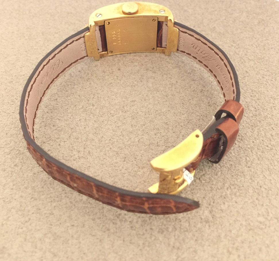 Chopard La Strada Yellow Gold and Diamond Ladies Watch 41/6659/8 In New Condition In Wilmington, DE