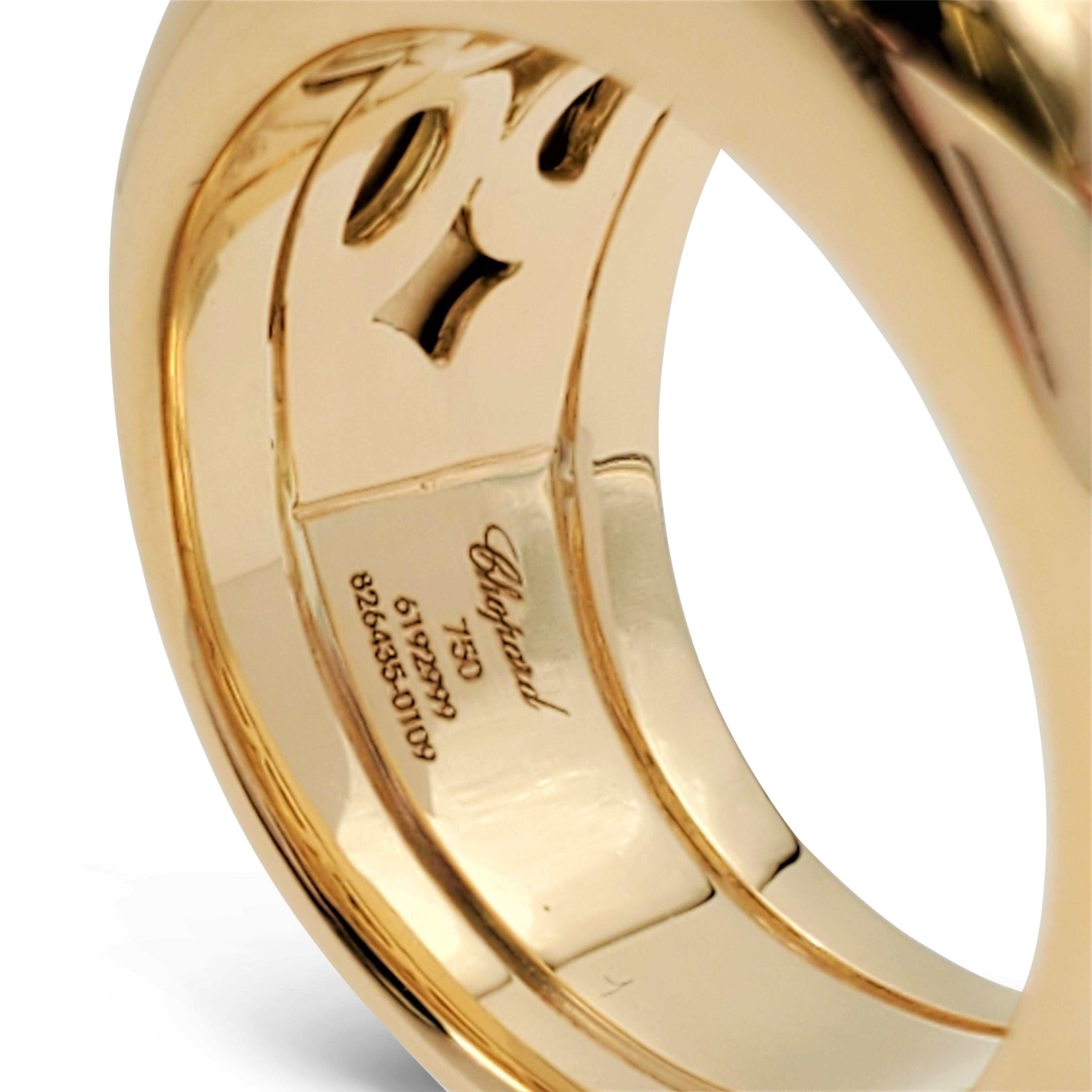 Chopard 'La Strada' Yellow Gold and Diamond Ring 1
