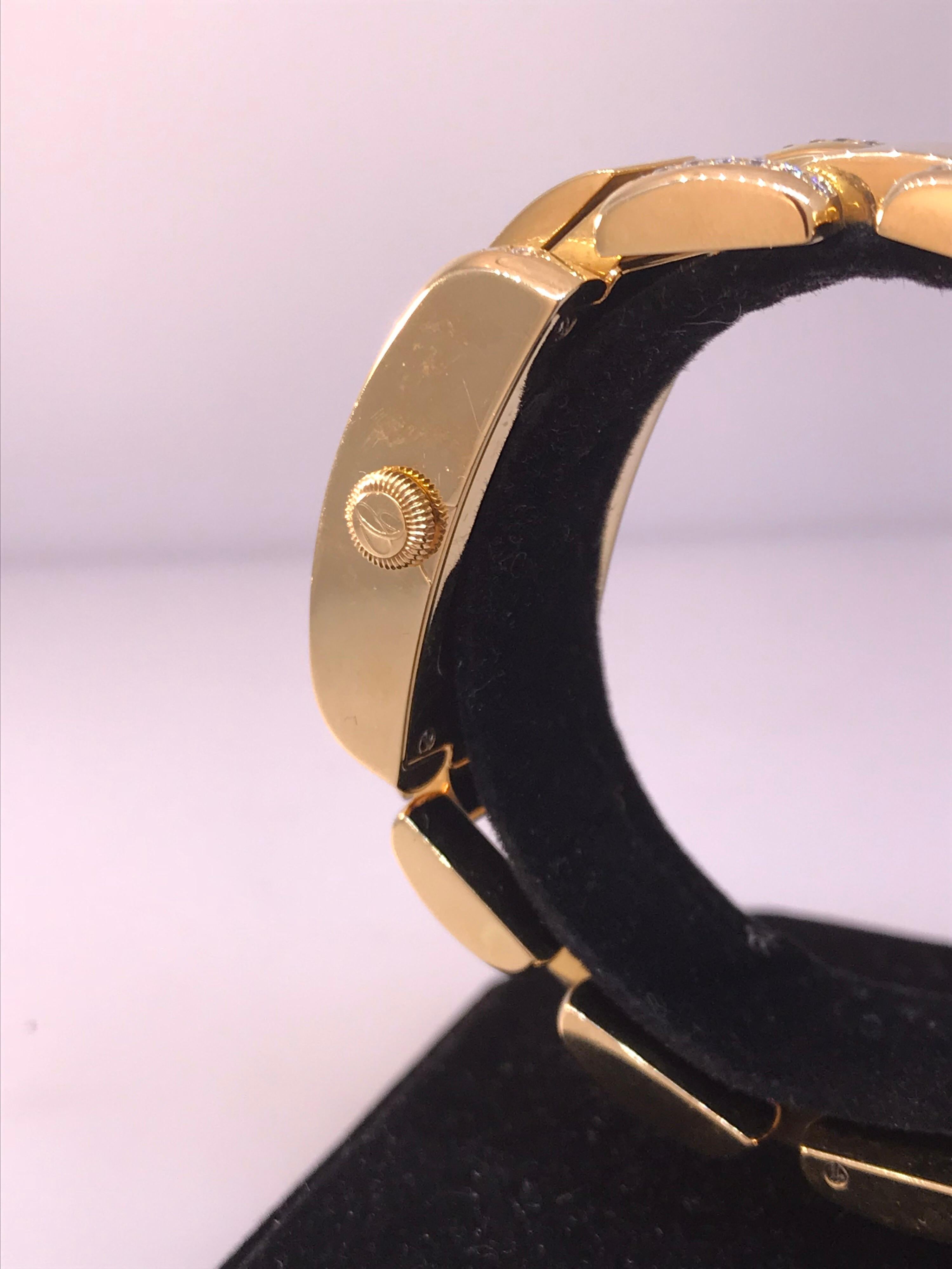 Women's Chopard La Strada Yellow Gold and Diamond Bracelet Ladies Watch 41/6916 New For Sale