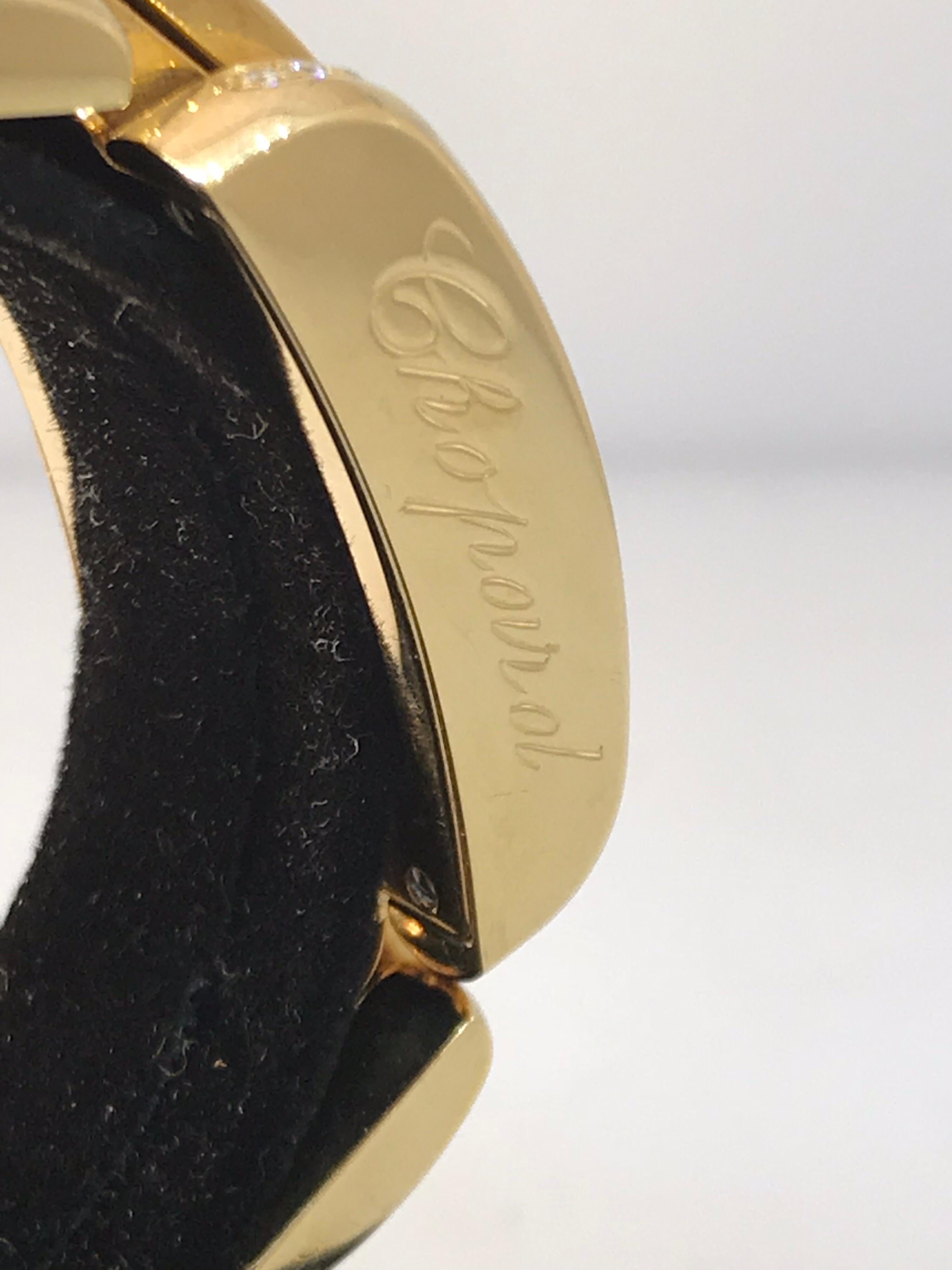 Chopard La Strada Yellow Gold and Diamond Bracelet Ladies Watch 41/6916 New For Sale 1