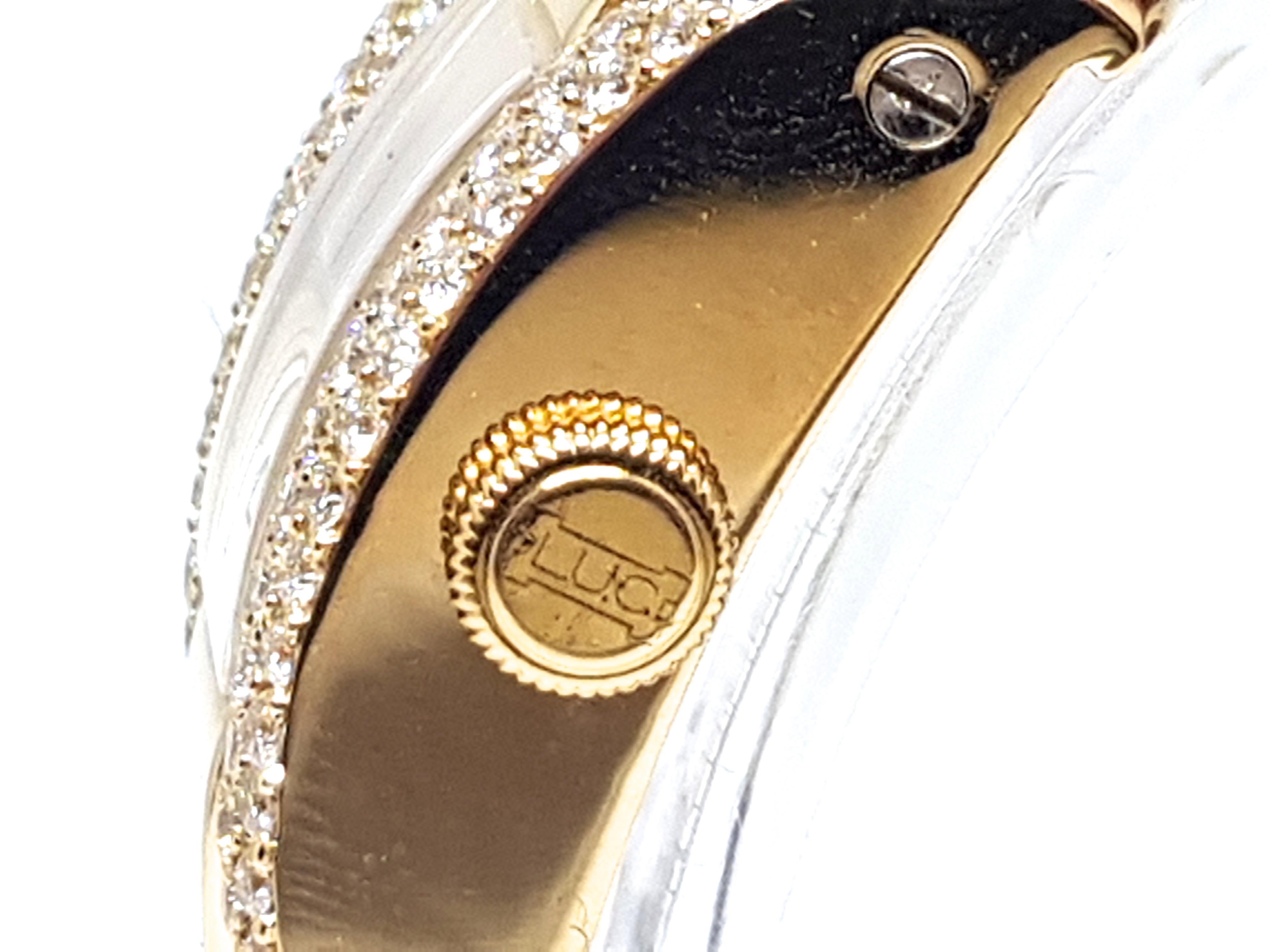 Chopard La Strada Yellow Gold White Diamonds Watch 1