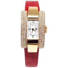 Chopard La Strada Yellow Gold White Diamonds Watch