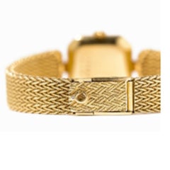 Damen-Diamantuhr 18 Karat Schweizer Handaufzug 17 Juwelen-Uhrwerk von Chopard