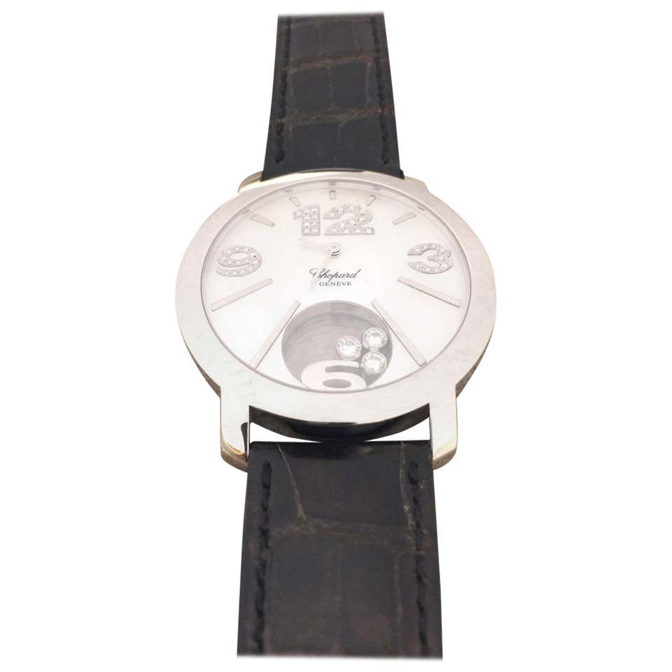 Chopard Ladies Yellow Gold Happy Diamond Snake Watch at 1stDibs ...